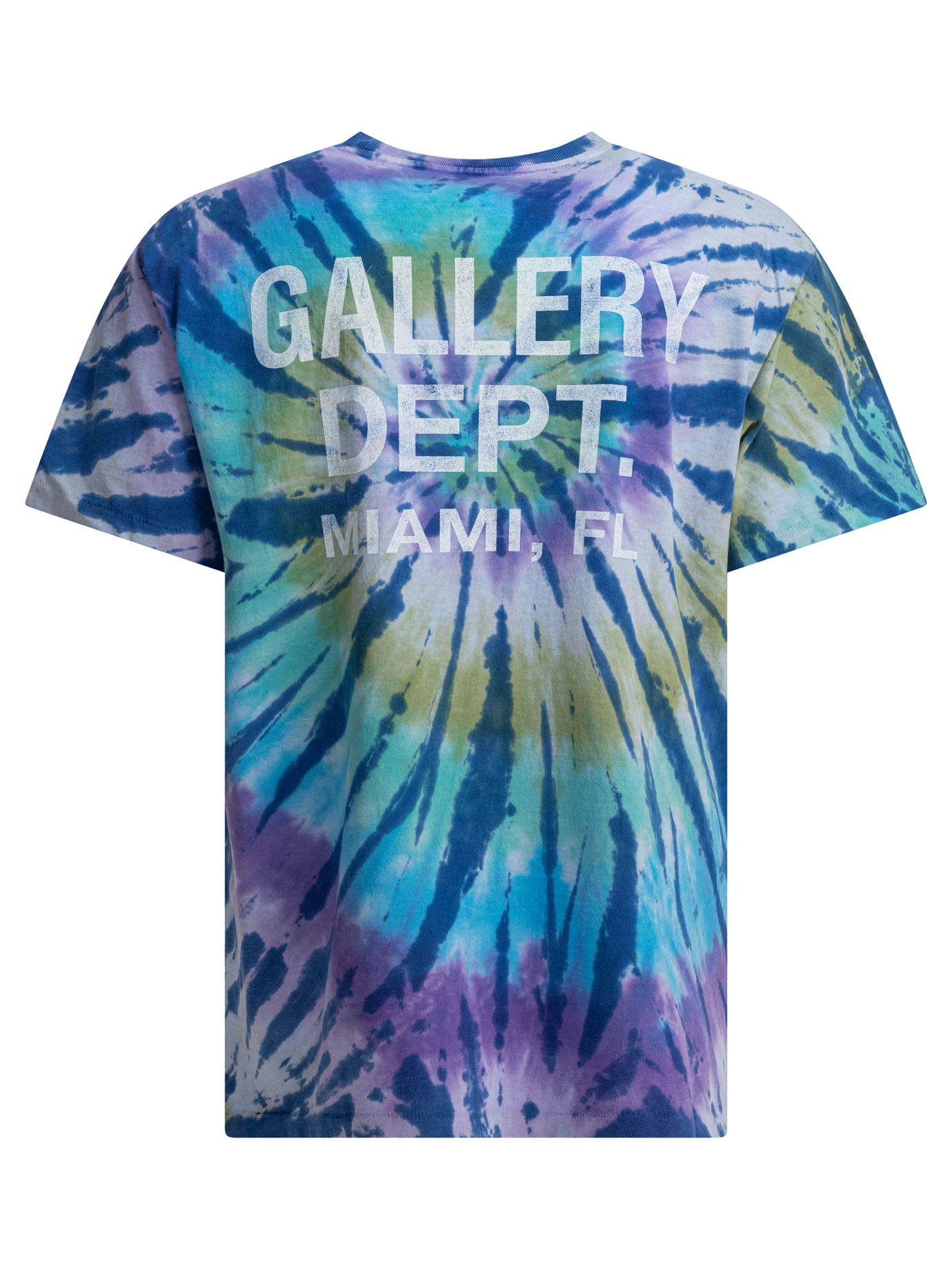 LIGHT BLUE COTTON T-SHIRT GALLERY DEPT.