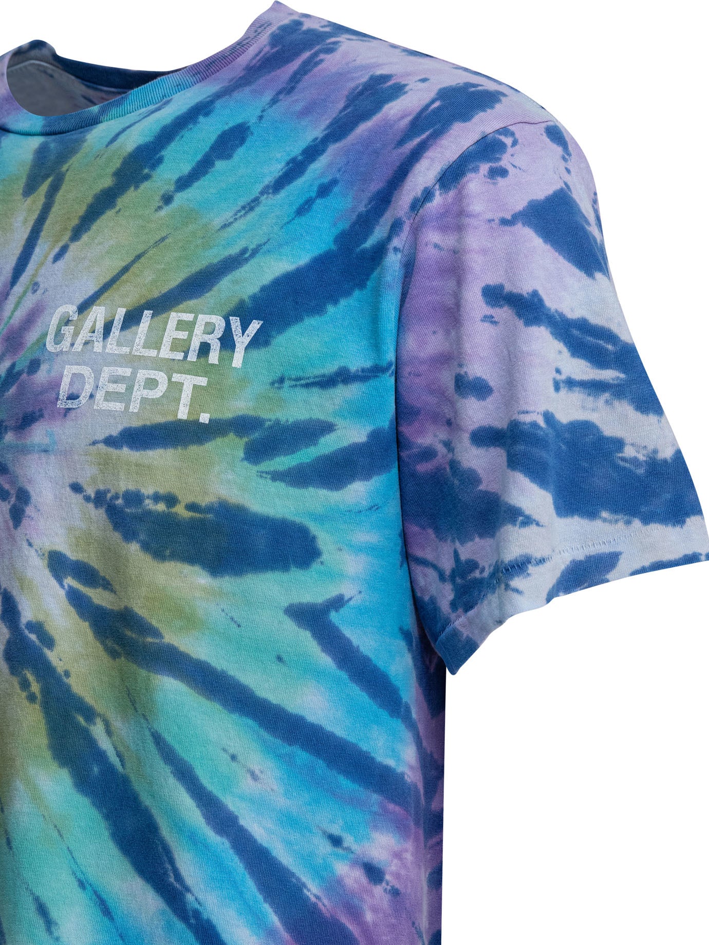 LIGHT BLUE COTTON T-SHIRT GALLERY DEPT.