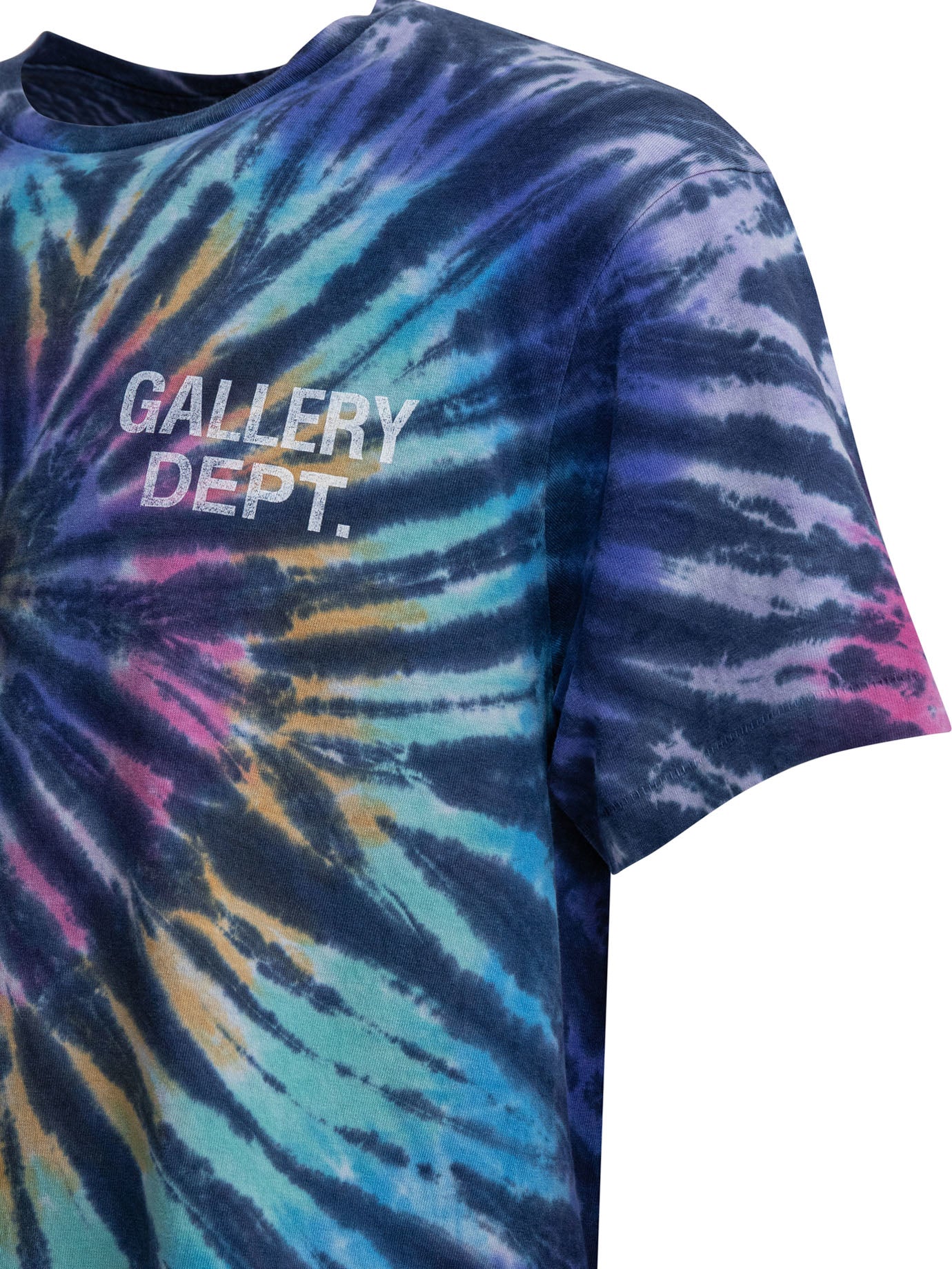 BLUE COTTON T-SHIRT GALLERY DEPT.