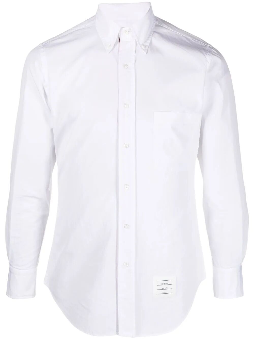 CLASSIC L/S BD PC SHIRT W/ CF GG PLACKET IN SOLID POPLIN Thom Browne WHITE 1