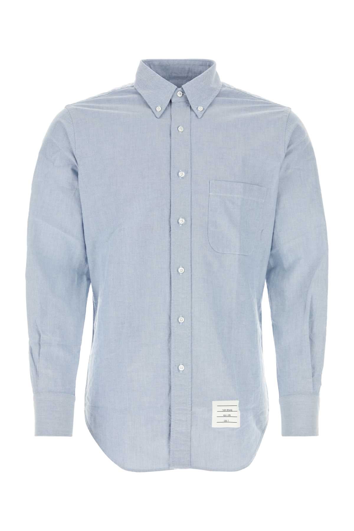 LIGHT-BLUE OXFORD SHIRT Thom Browne LIGHT BLUE 1
