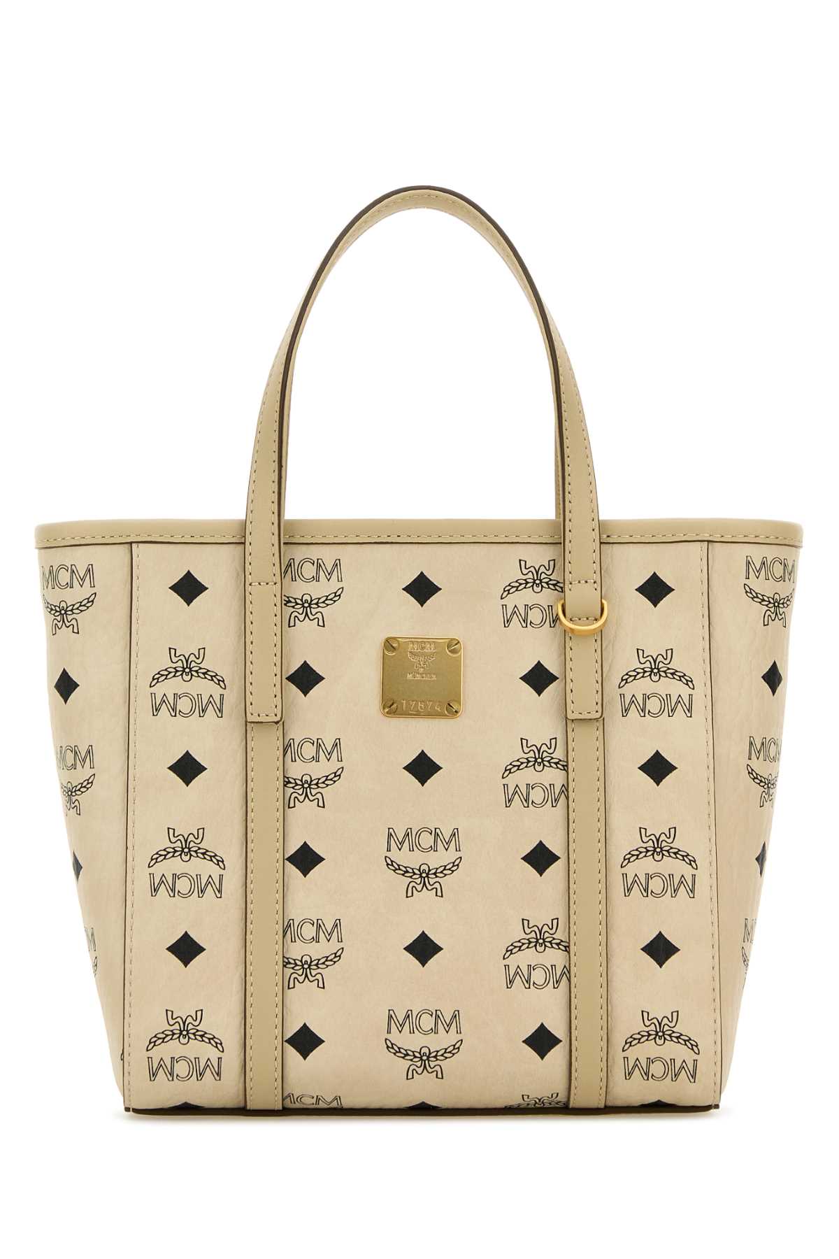 BORSA SHOPPER TONI MINI MCM BEIGE UNI