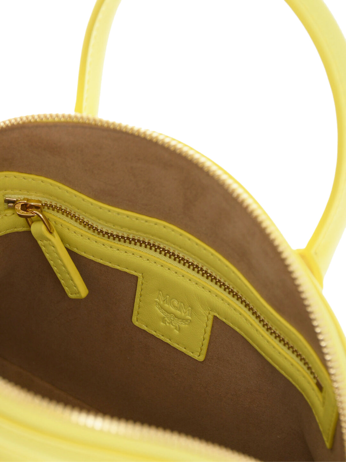 ANNA LOGO PLAQUE TOTE BAG MCM