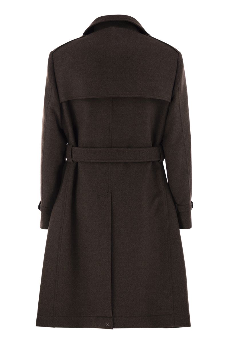 WOOL TRENCH Brunello Cucinelli