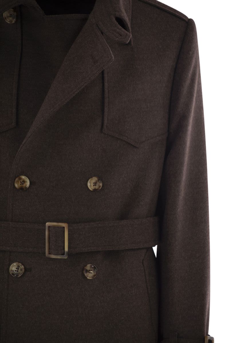 WOOL TRENCH Brunello Cucinelli
