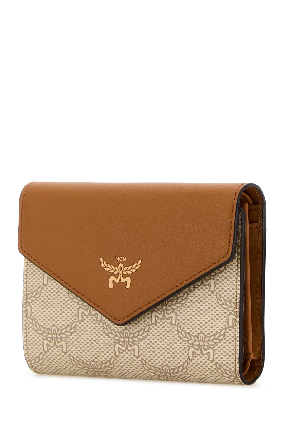 PRINTED CANVAS WALLET MCM