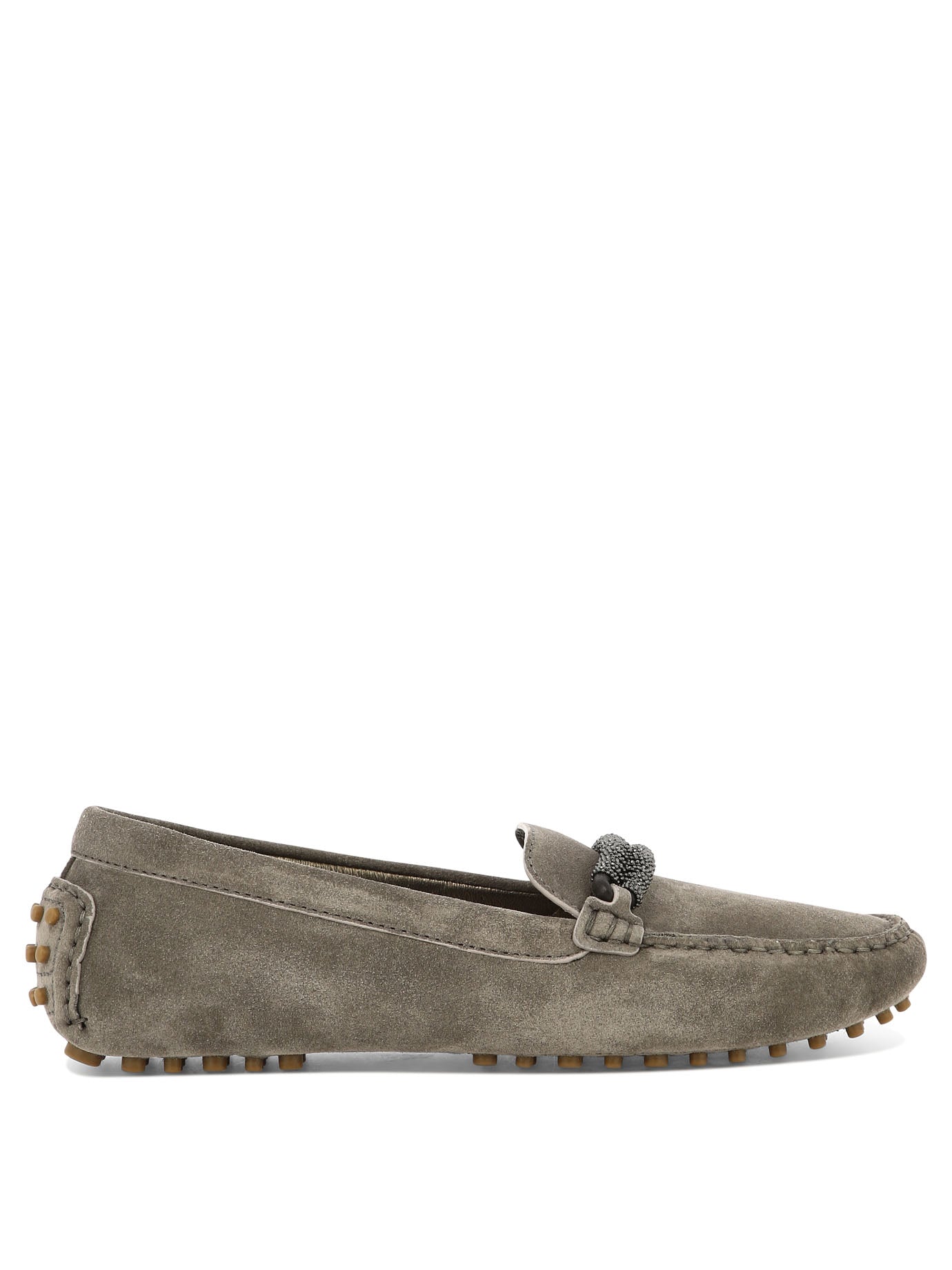 BROWN RUBBER LOAFERS Brunello Cucinelli BROWN 36