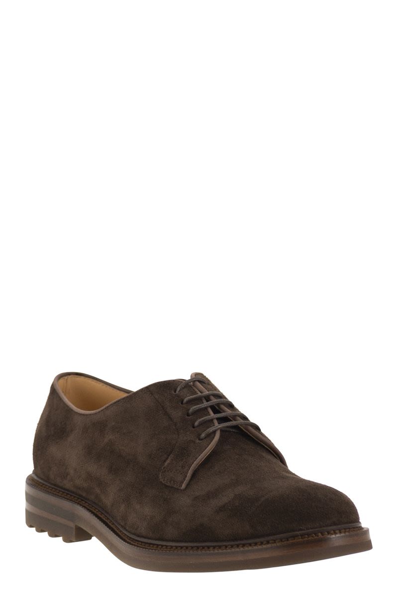 DERBY CAMOSCIO CORVINO Brunello Cucinelli
