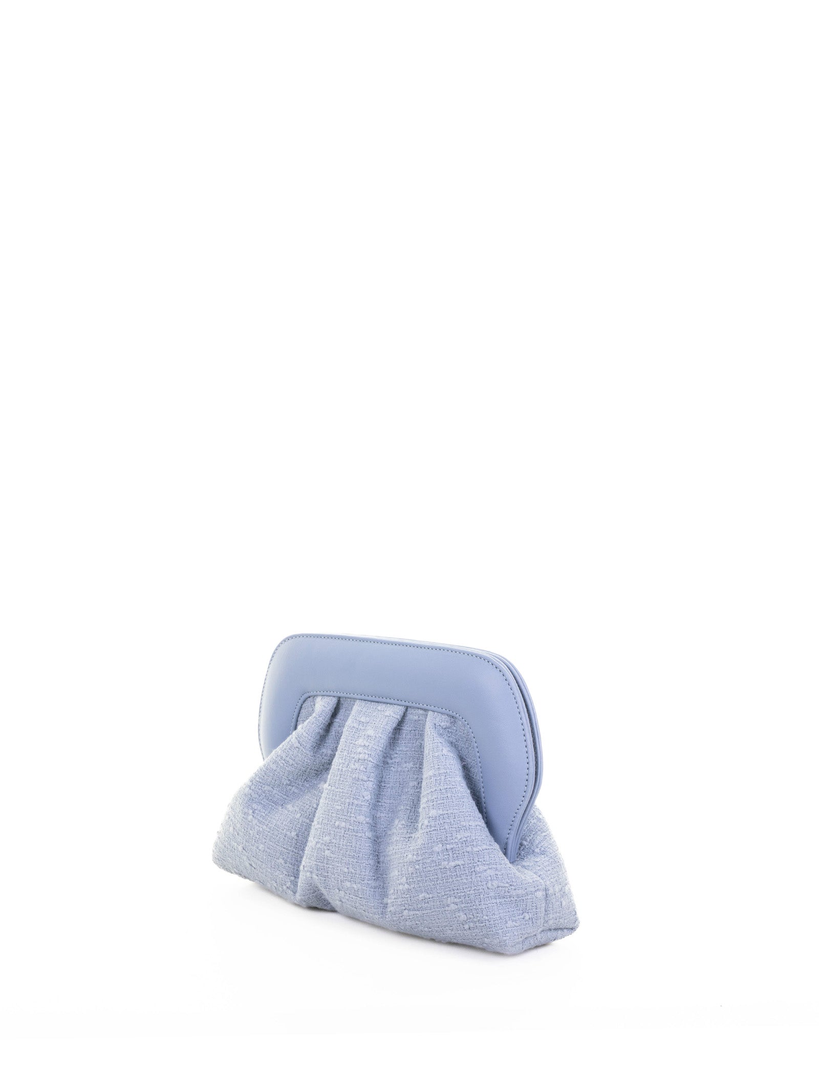 ROBERTO FESTA LIGHT BLUE LEATHER CLUTCH Roberto Festa
