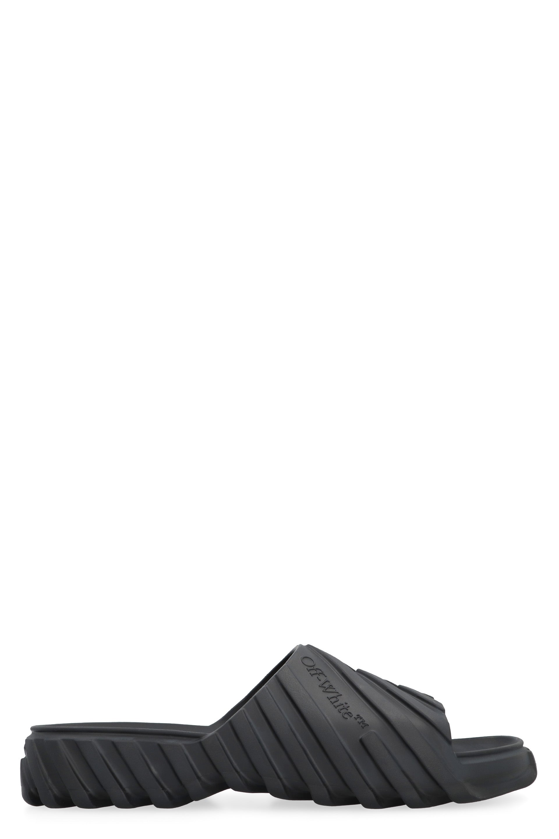 EXPLORATION RUBBER SLIDES Off-White black 44