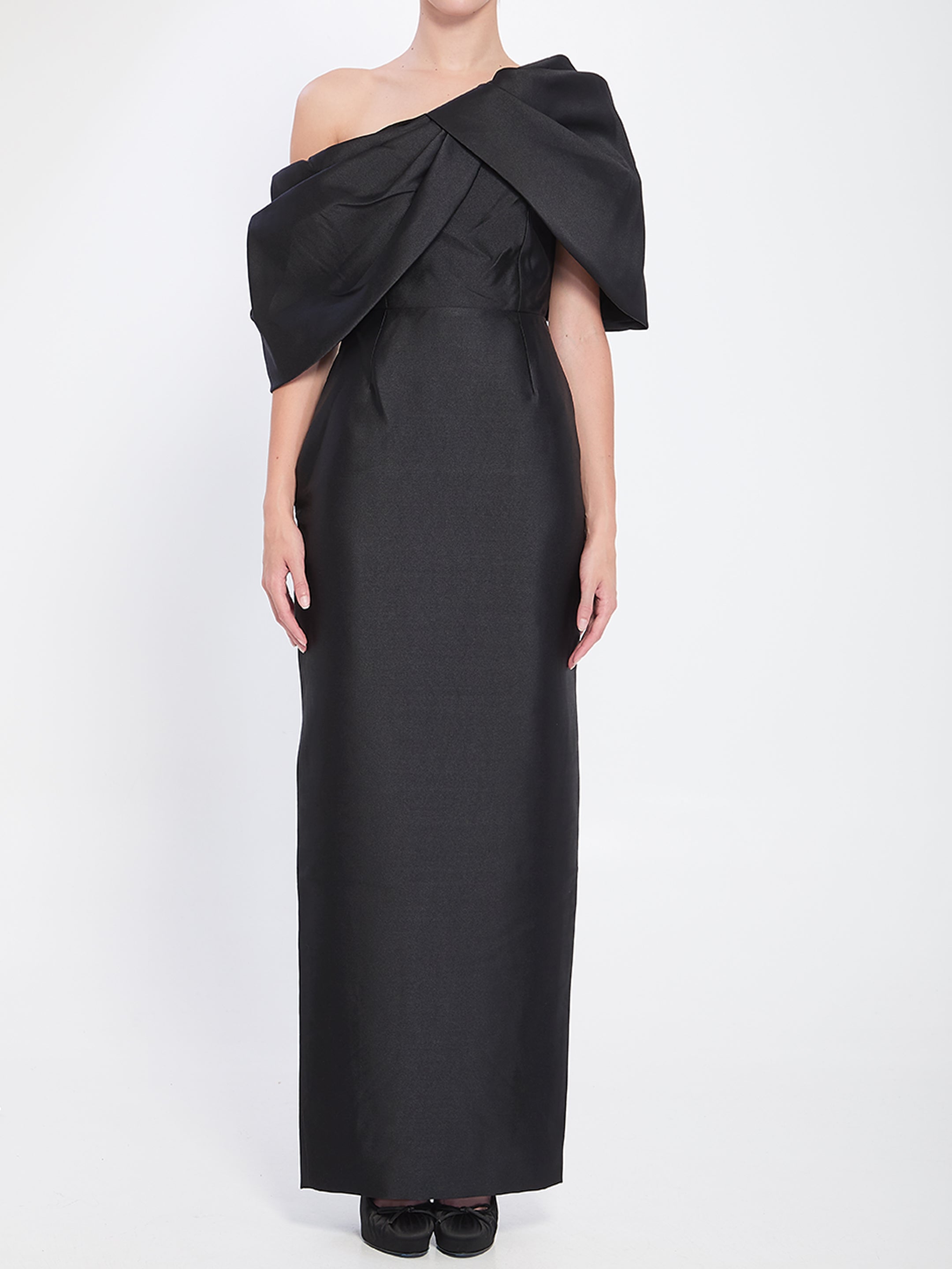DAVINA MAXI DRESS IN BLACK SOLACE London BLACK 8