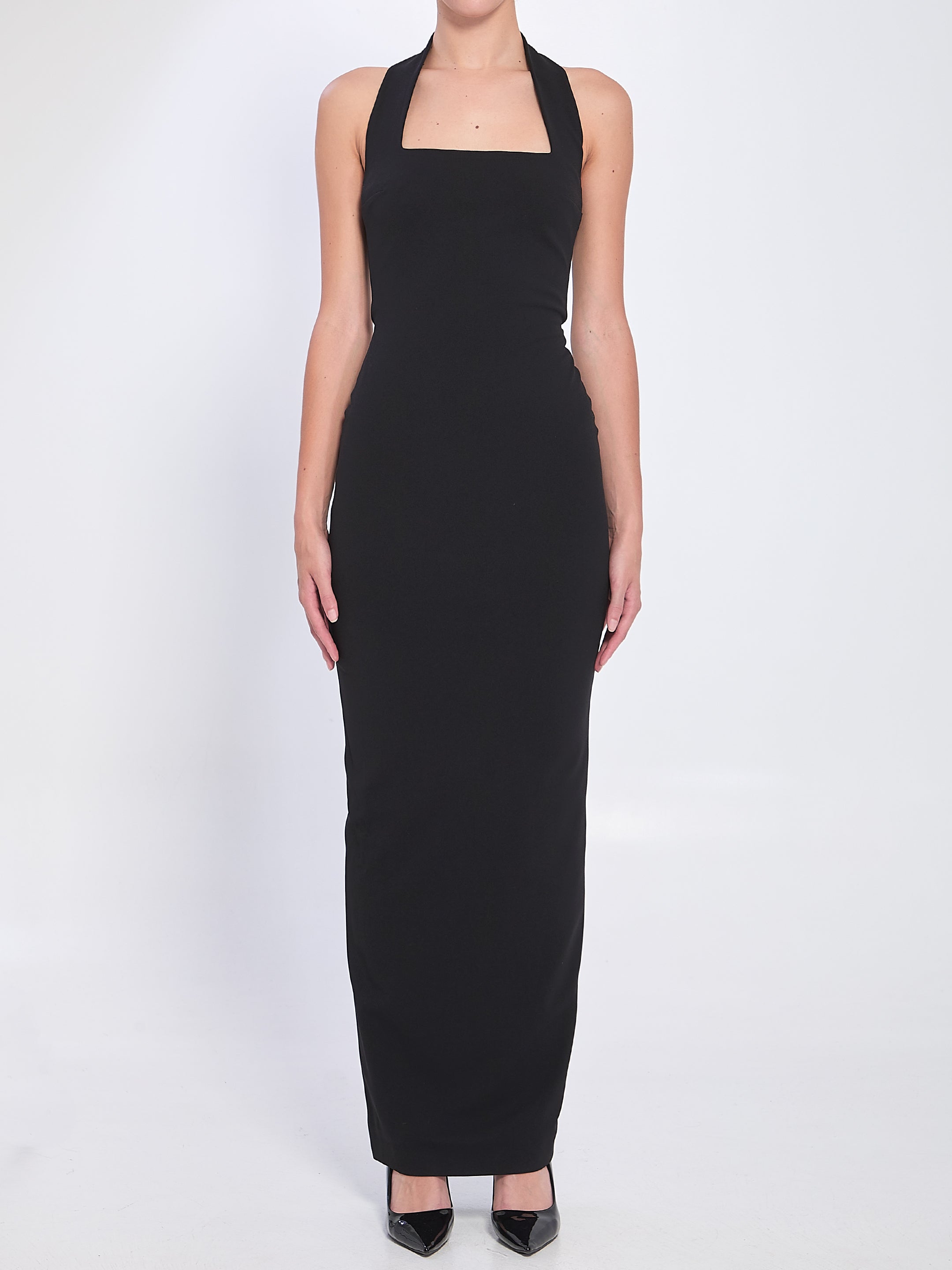 ILONA MAXI DRESS IN BLACK SOLACE London BLACK 6