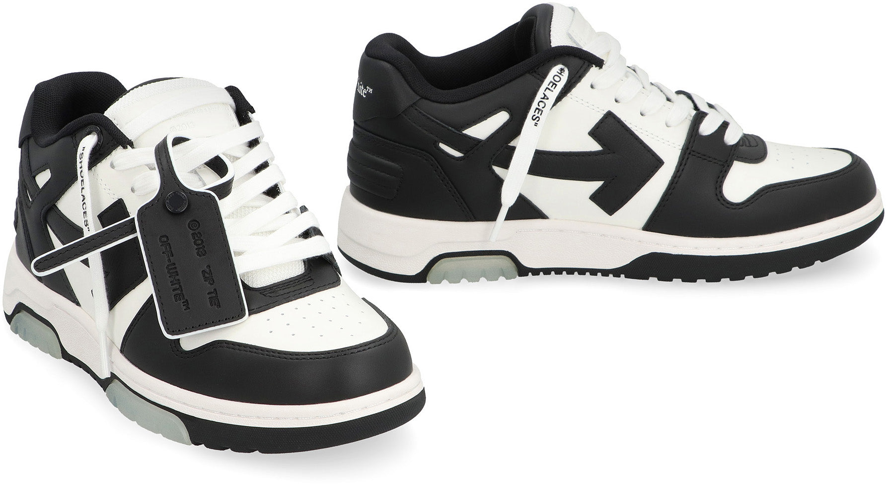 OUT OF OFFICE LEATHER LOW-TOP SNEAKERS Off-White