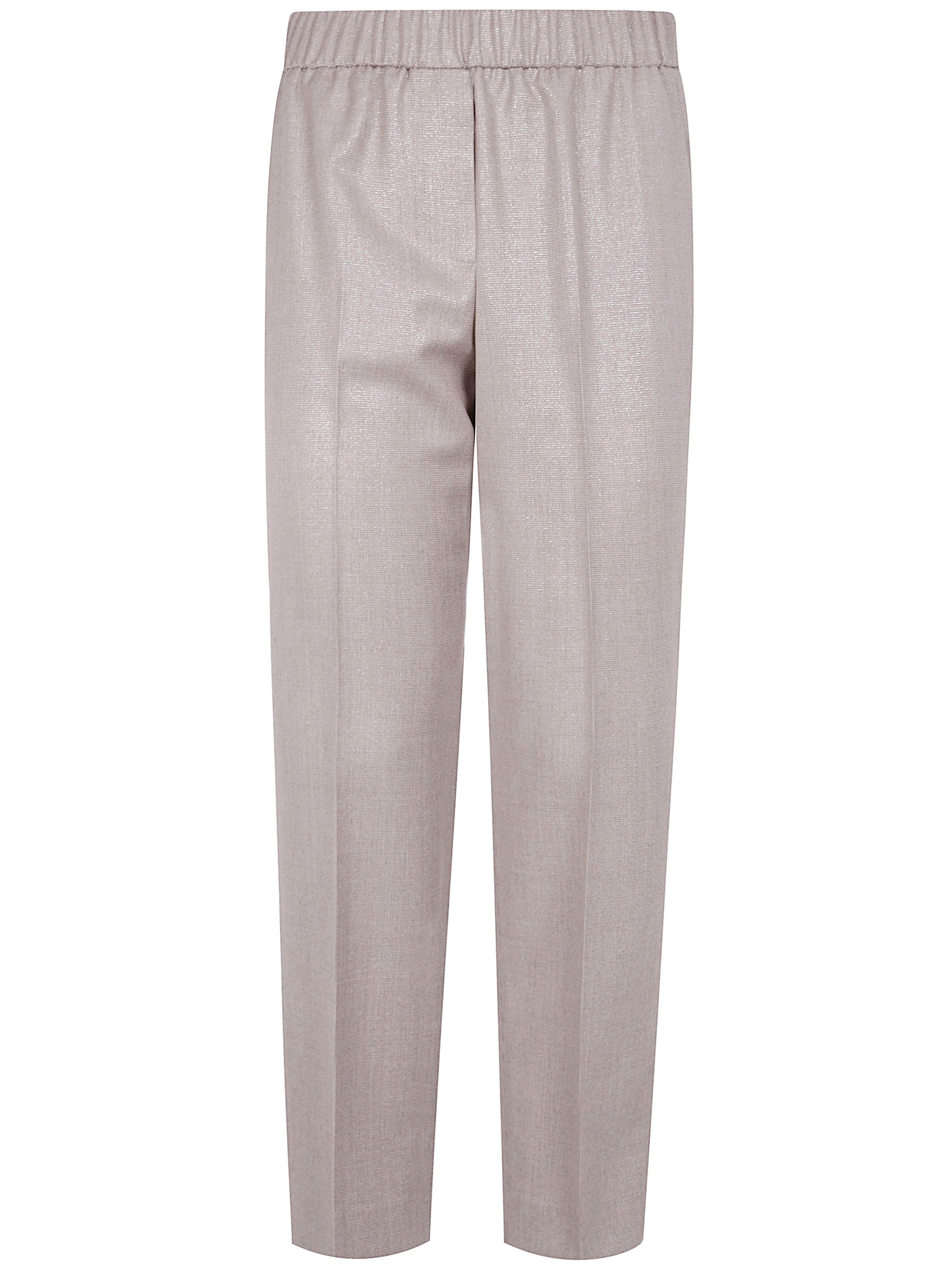 MICRO PIED DE POULE TROUSERS Peserico NUDE & NEUTRALS 40
