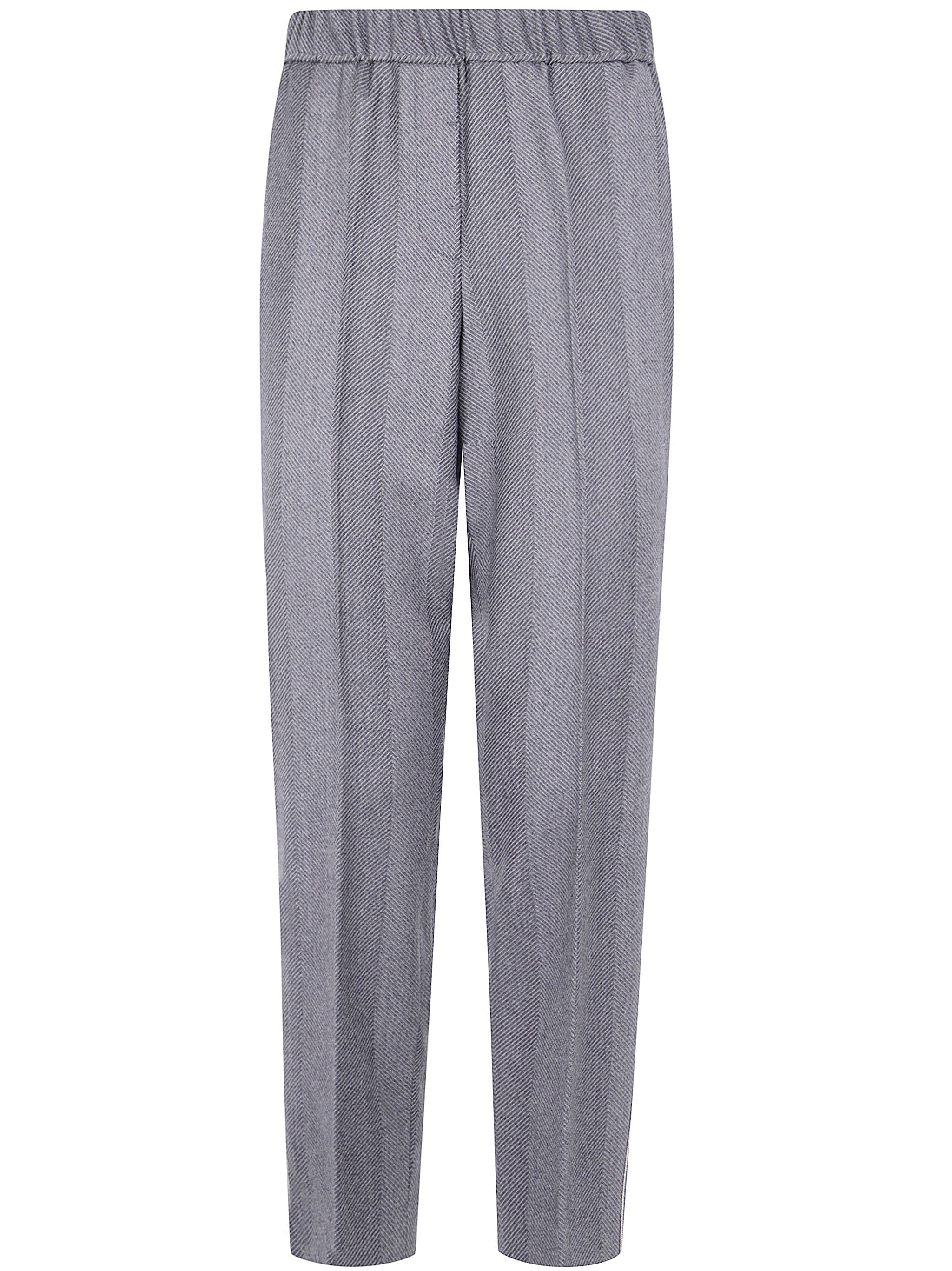 STRETCH WAISTED TROUSERS Peserico GREY 40