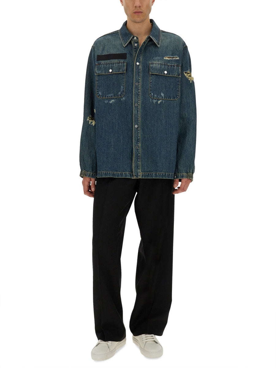 DENIM UNIFORM SHIRT Helmut Lang