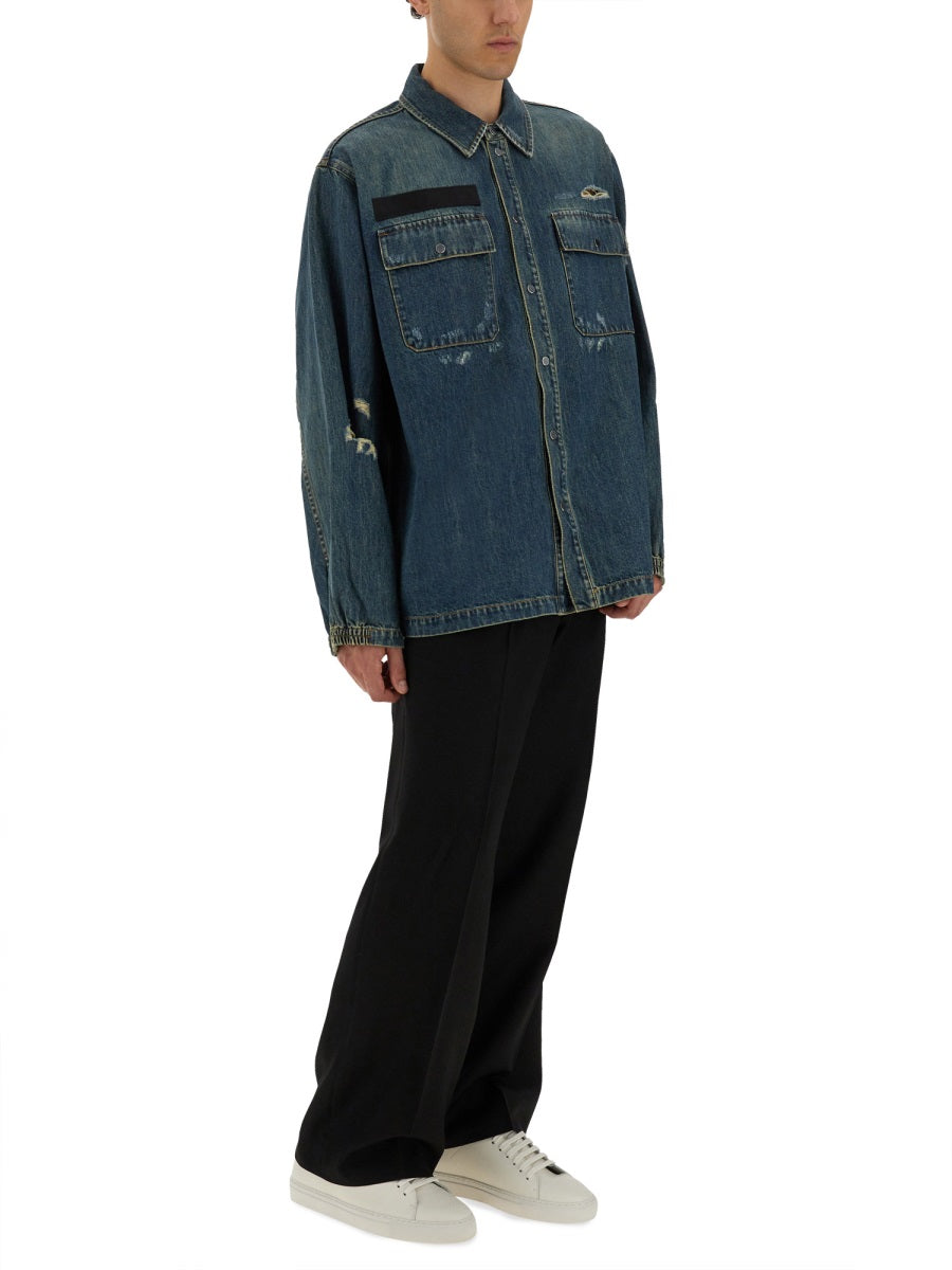 DENIM UNIFORM SHIRT Helmut Lang