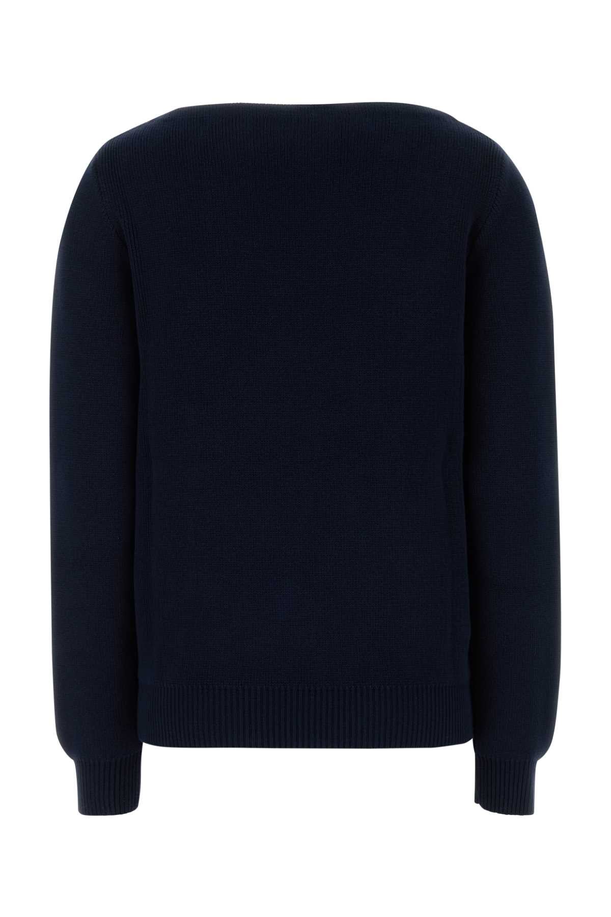 COTTON CREW-NECK SWEATER Prada