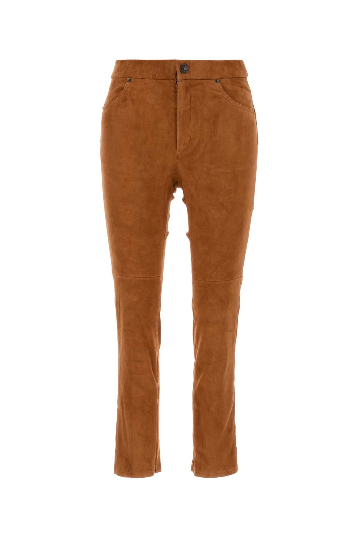 COPPER SUEDE DOROTHEA PANT Isabel Marant ORANGE 36F