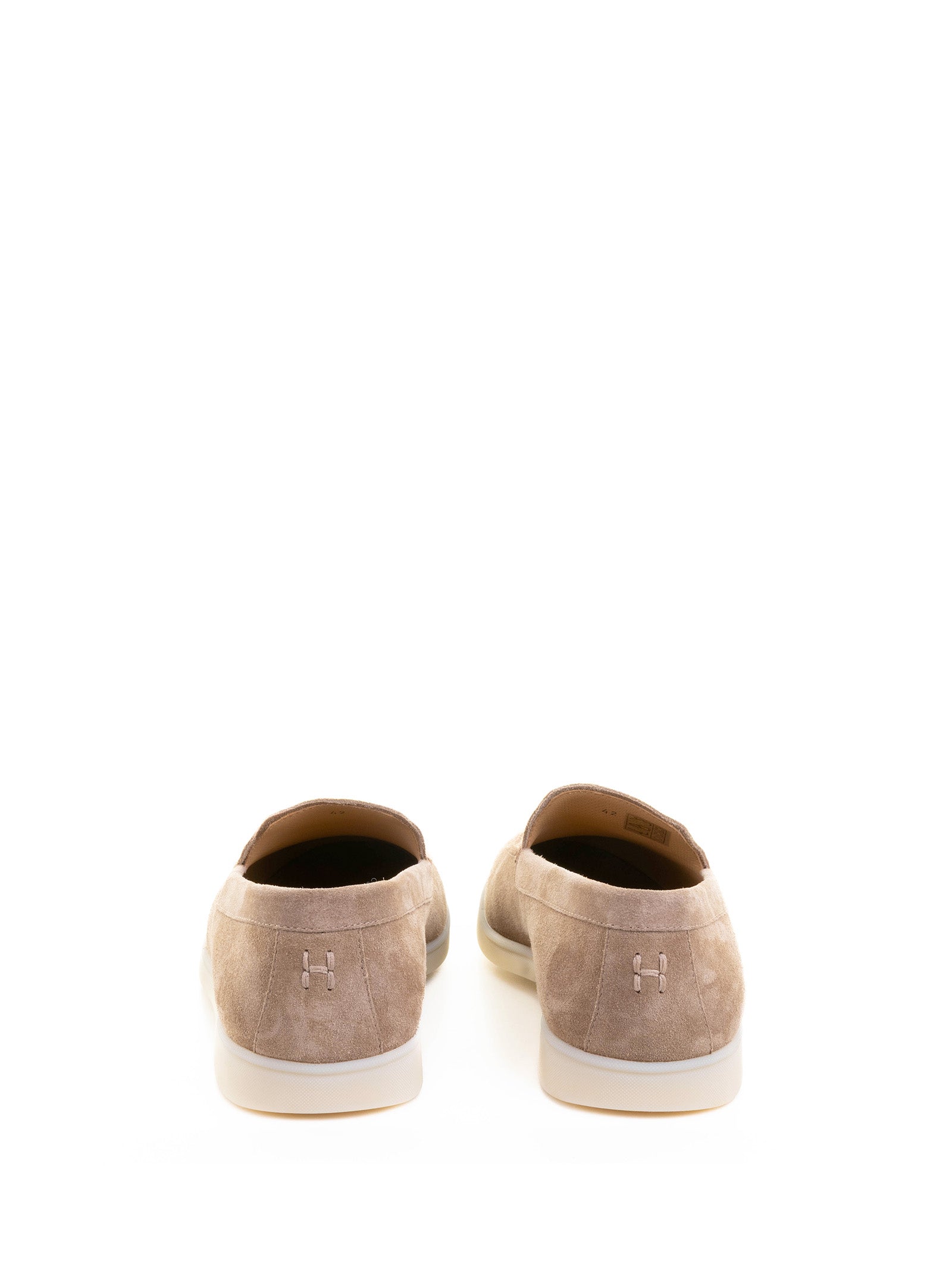 SUEDE MOCCASIN WITH RUBBER SOLE HENDERSON
