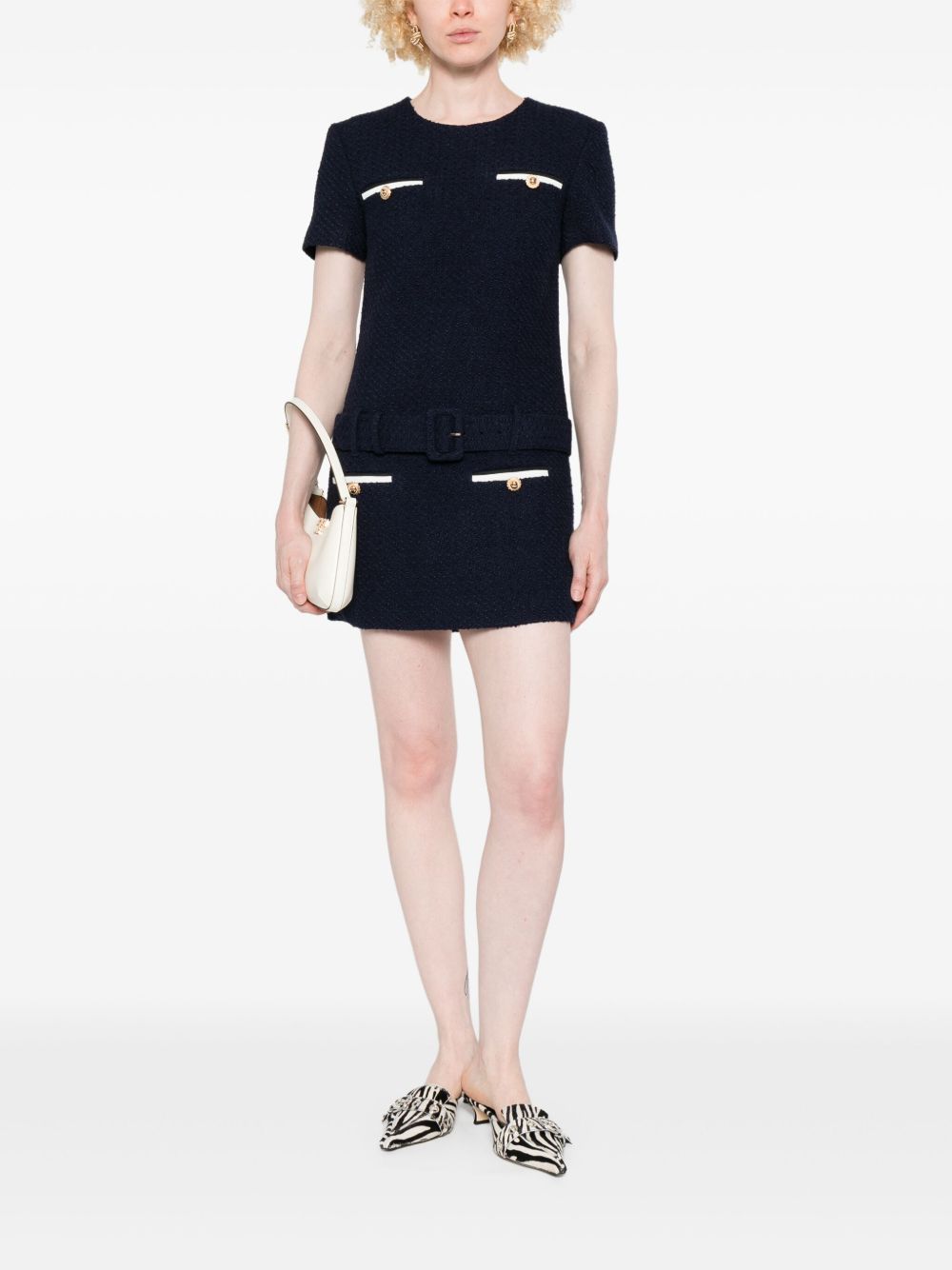 BOUCLE MINI DRESS Self-Portrait