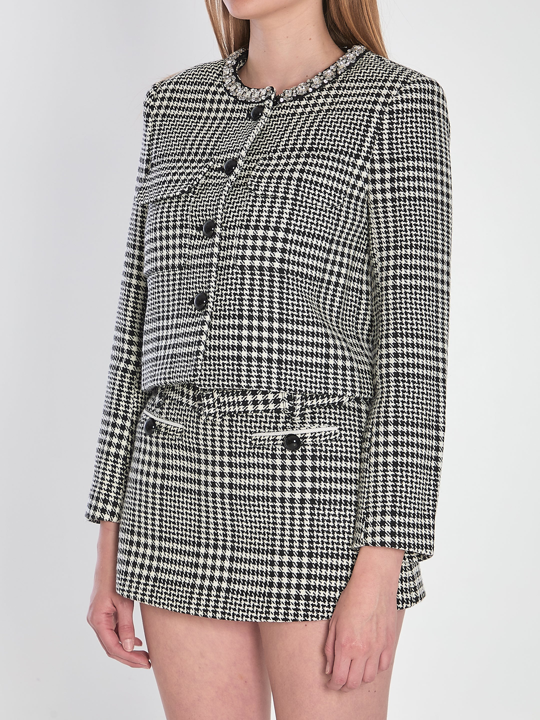 MULTICOLOUR POLYESTER WOOL JACKETS Self-Portrait