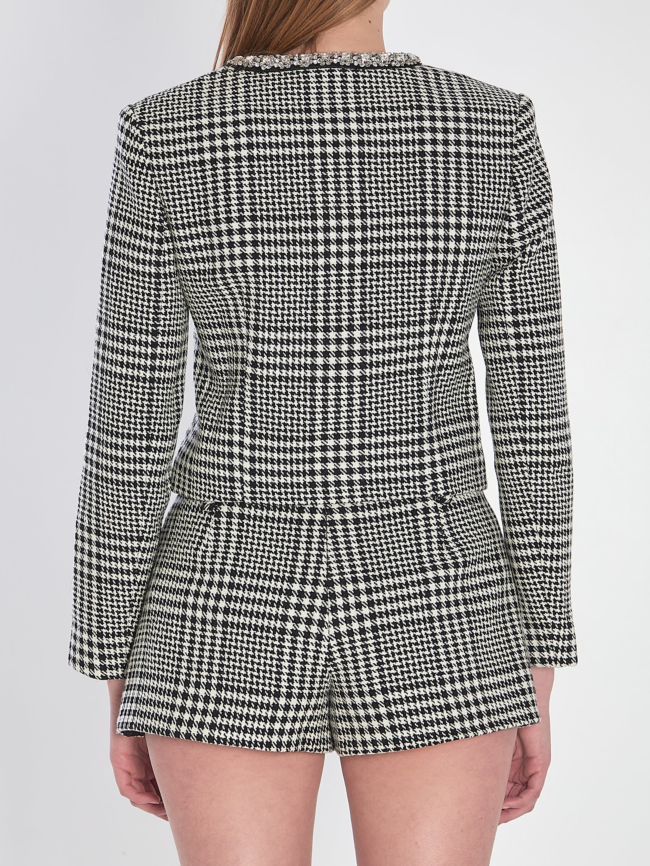 JACQUARD KNIT JACKET Self-Portrait