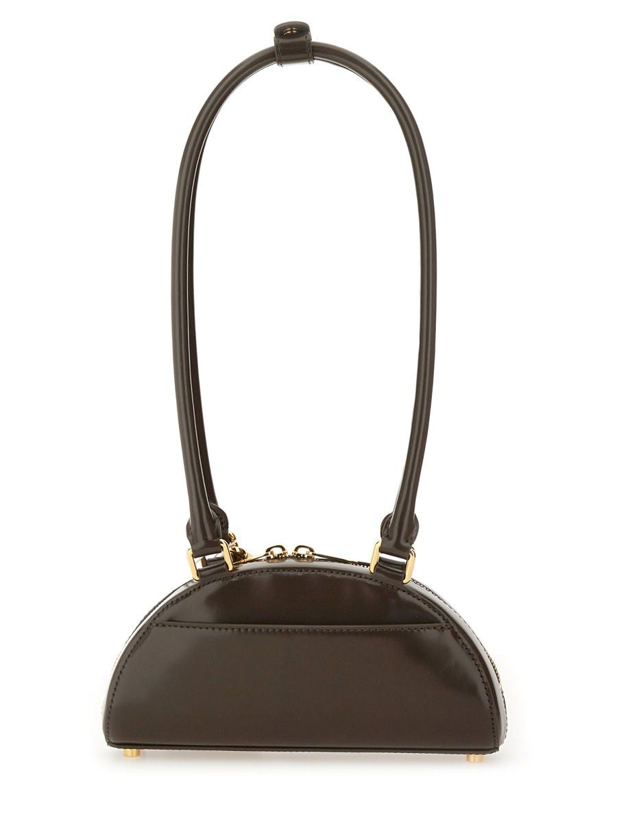 MINI LEATHER SHOULDER BAG WITH CHARM Self-Portrait