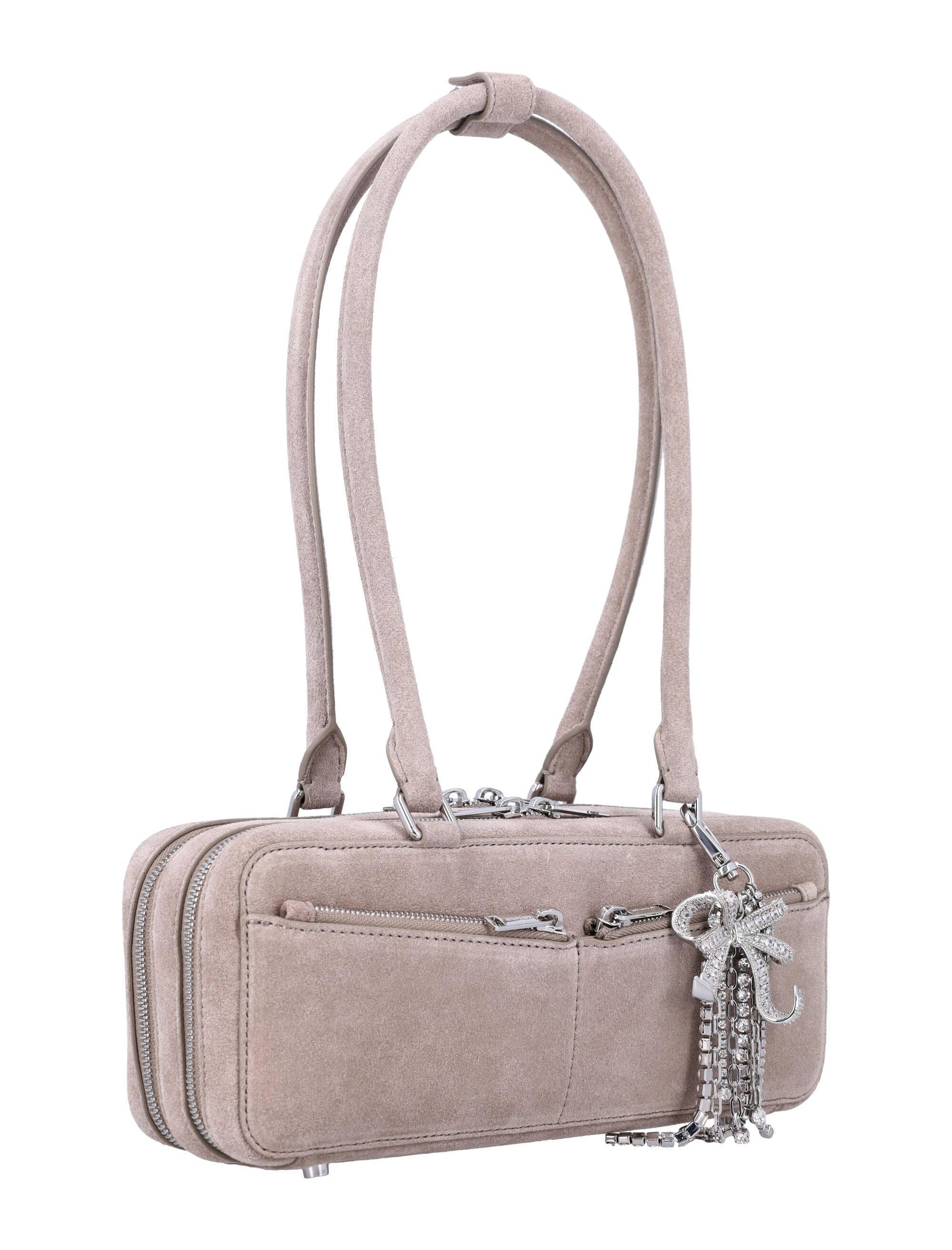 BAGUETTE SHOULDER BAG WITH CHARM Self-Portrait