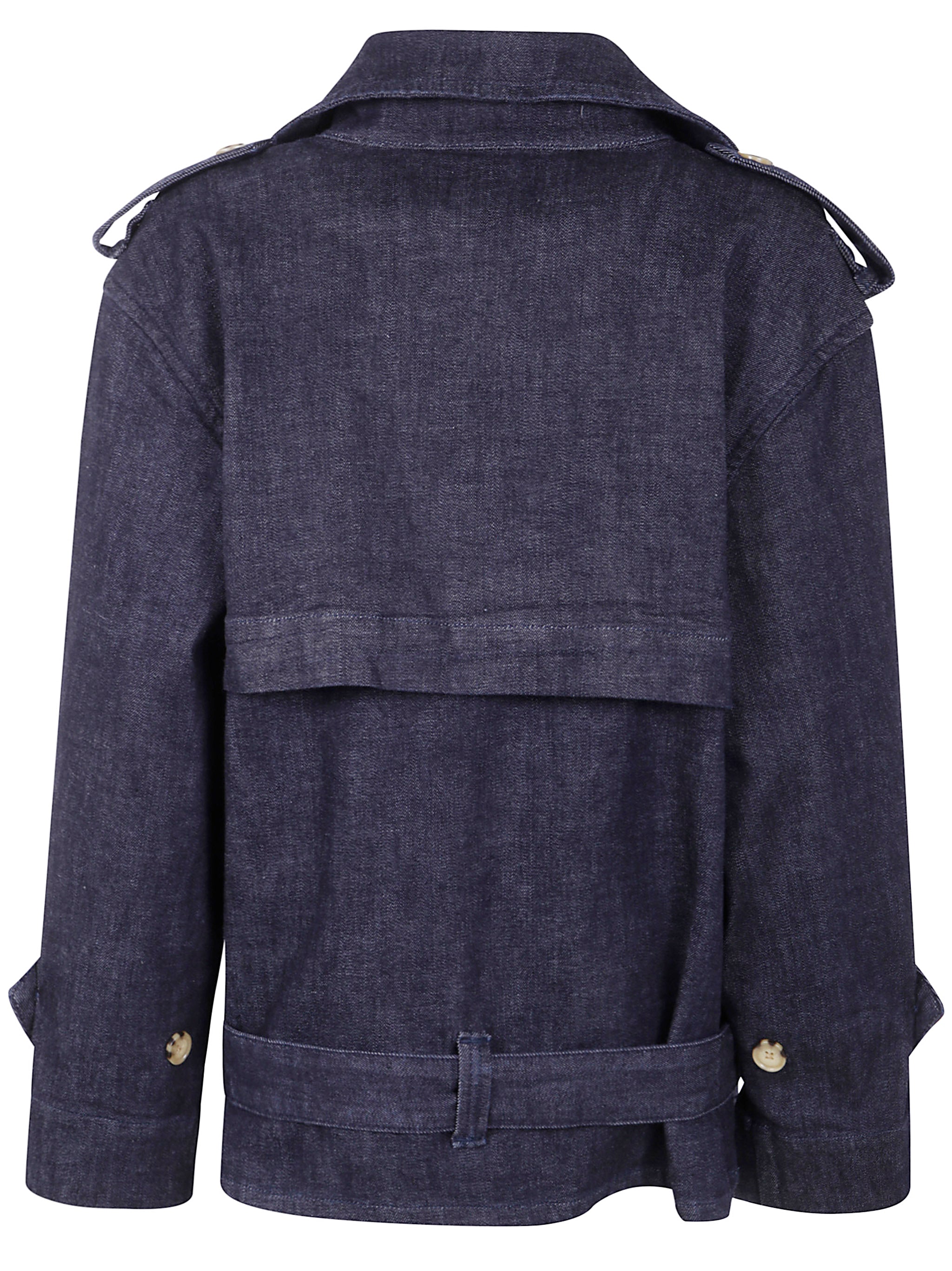 DENIM TRENCH JACKET Self-Portrait