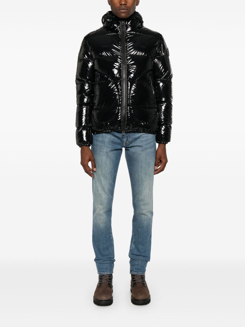 BLACK PA COAT Herno