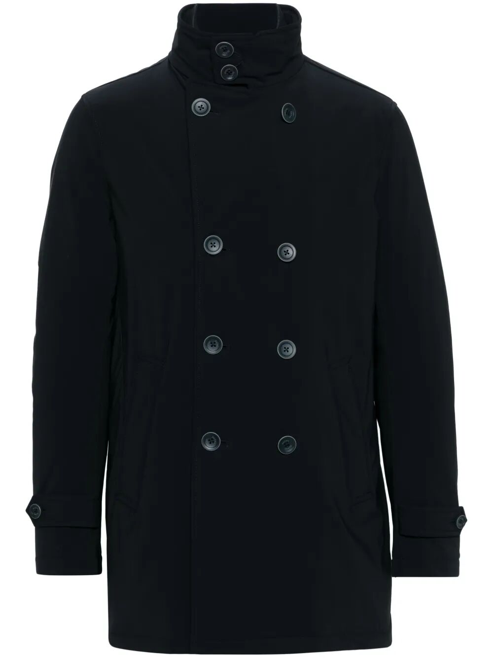 DOUBLE-BREASTED NYLON DOWN JACKET Herno BLUE 52