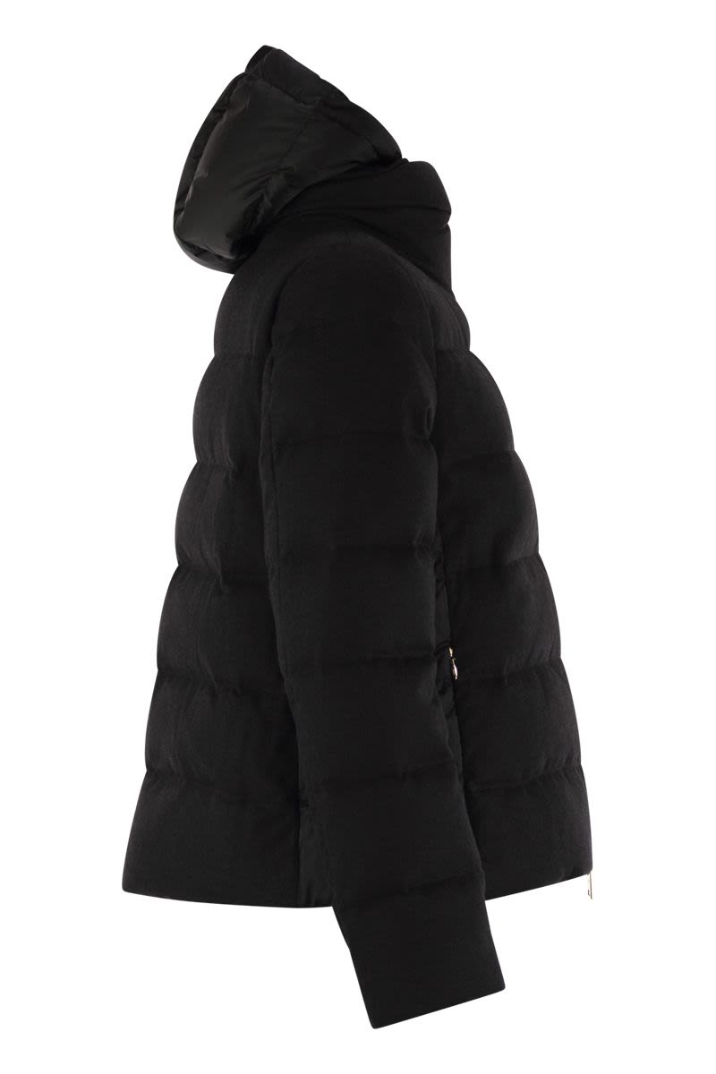 RESORT SILK AND CASHMERE DOWN JACKET Herno