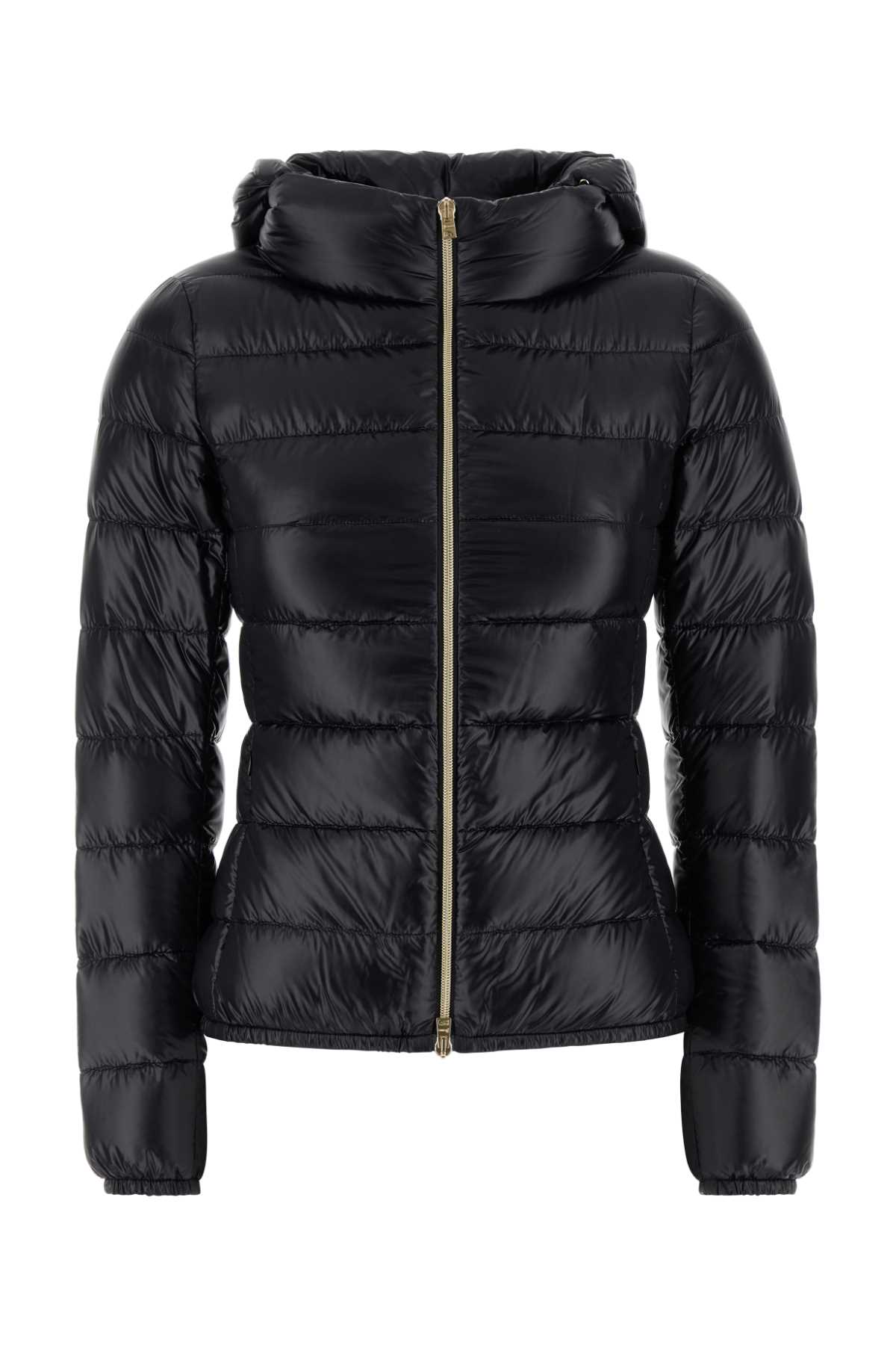 BLACK NYLON DOWN JACKET Herno BLACK 40