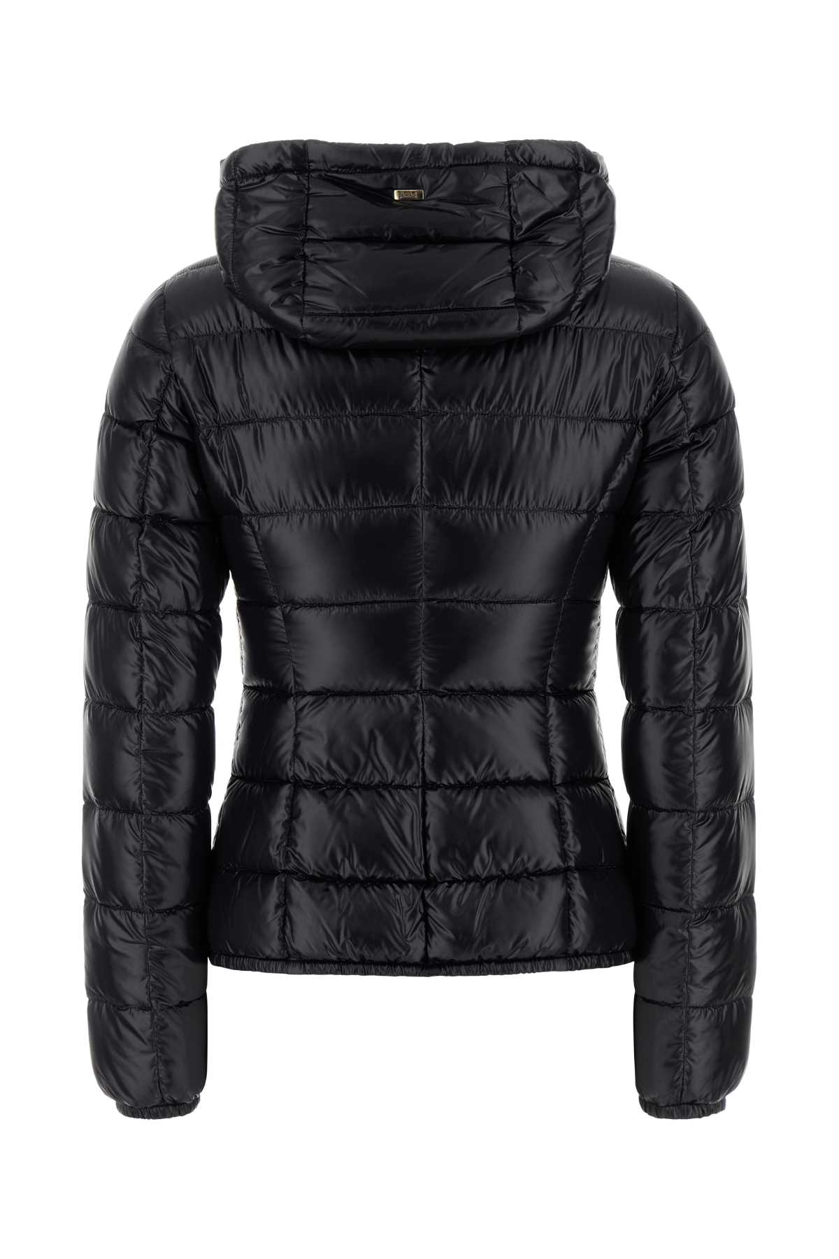 BLACK NYLON DOWN JACKET Herno