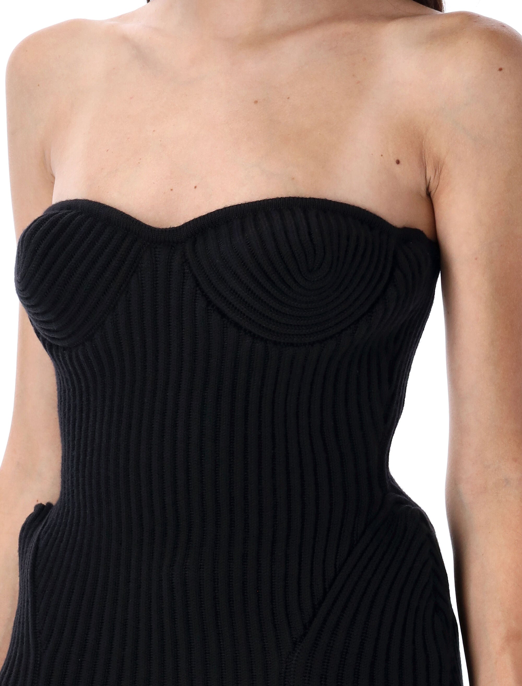 KNITTED BUSTIER TOP JEAN PAUL GAULTIER