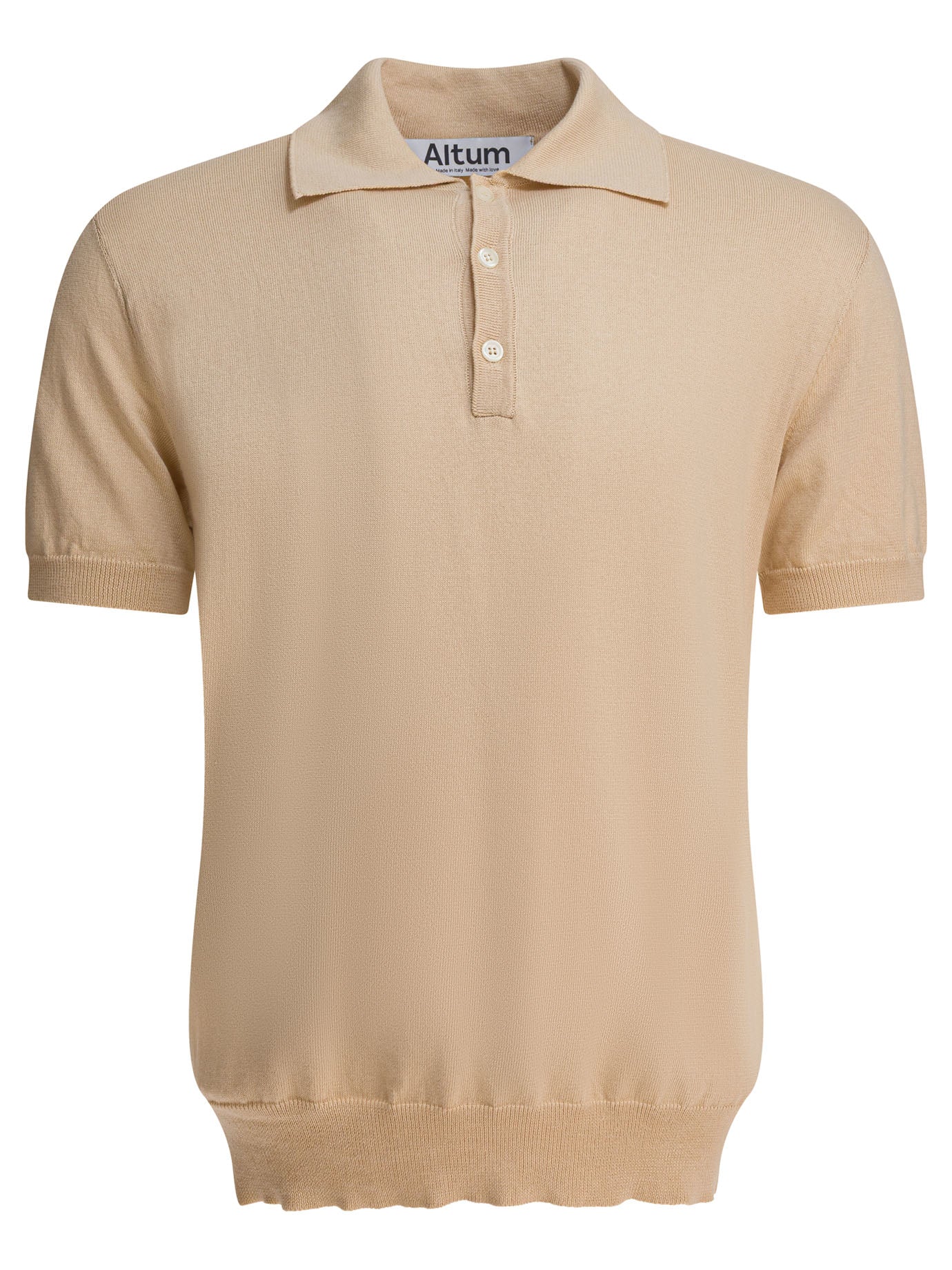 BEIGE COTTON POLO SHIRT ALTUM BEIGE XXX