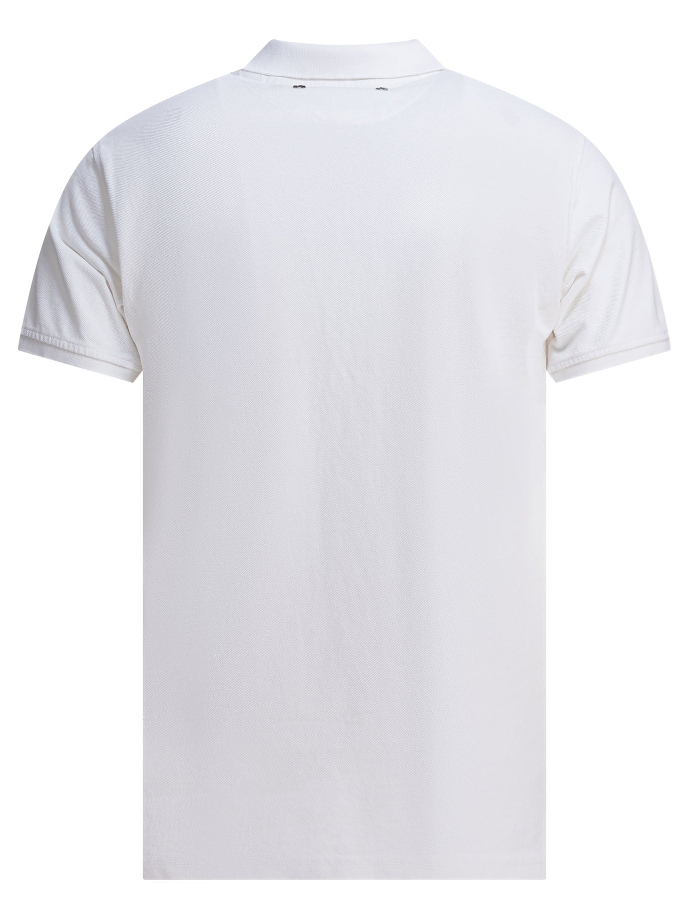 WHITE COTTON POLO SHIRT ALTUM