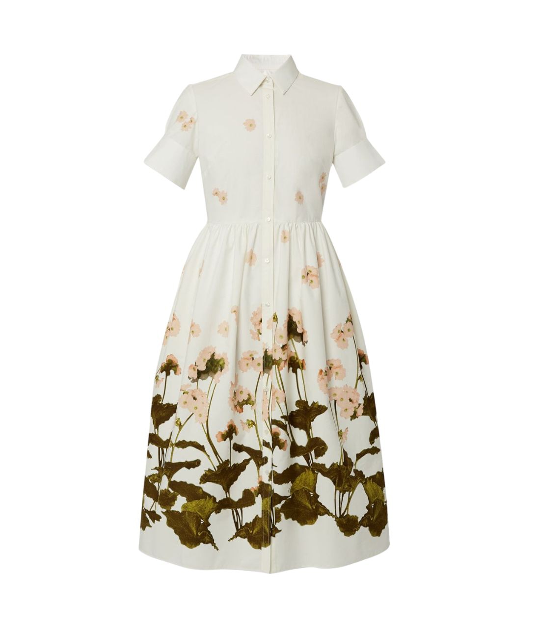 VESTIDO FLORES CRUDO ERDEM CRUDO UK7