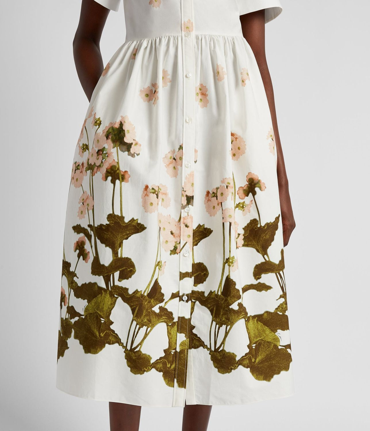 VESTIDO FLORES CRUDO ERDEM