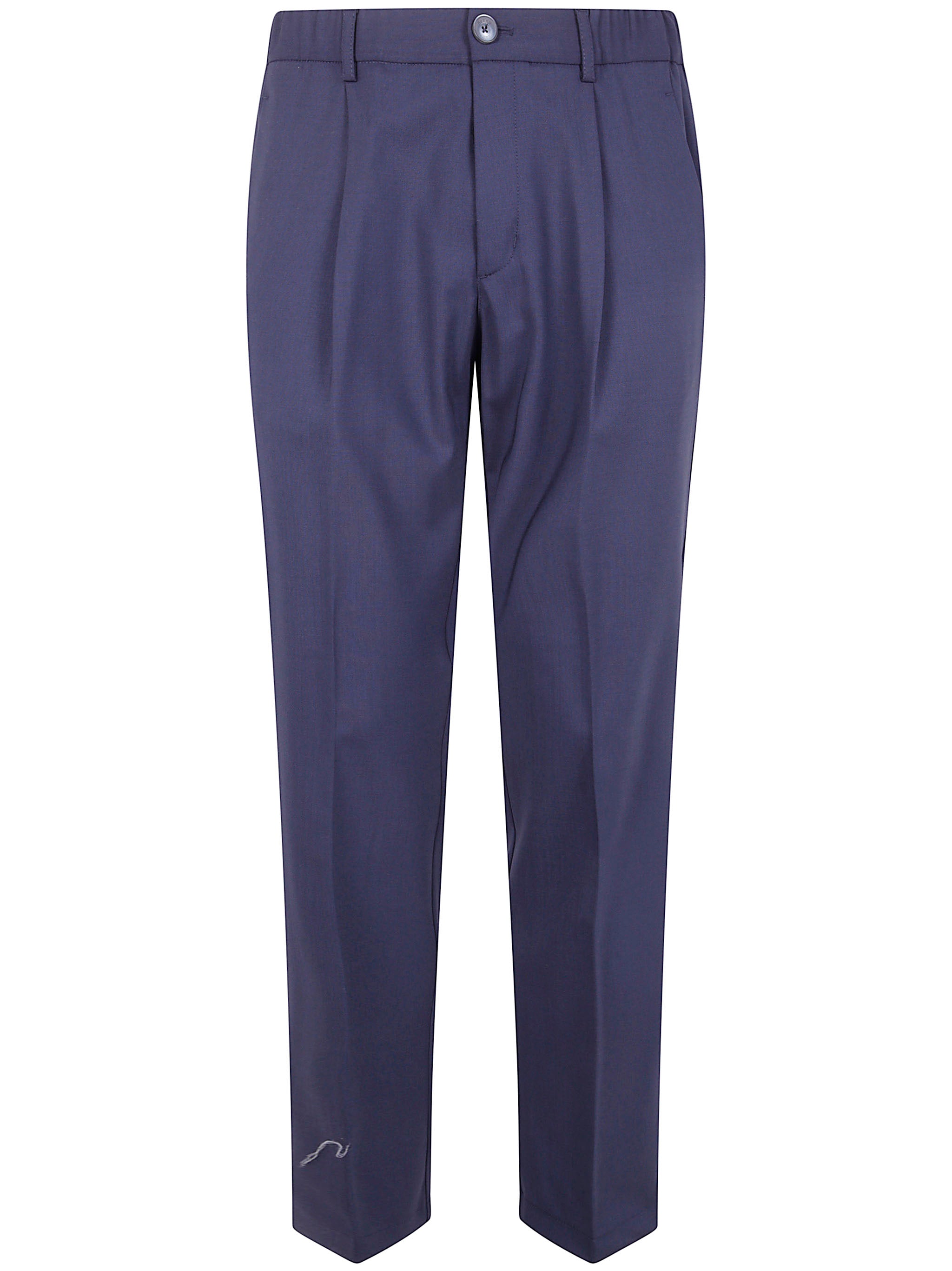 PLEATED FRONT PANTS Herno BLUE S