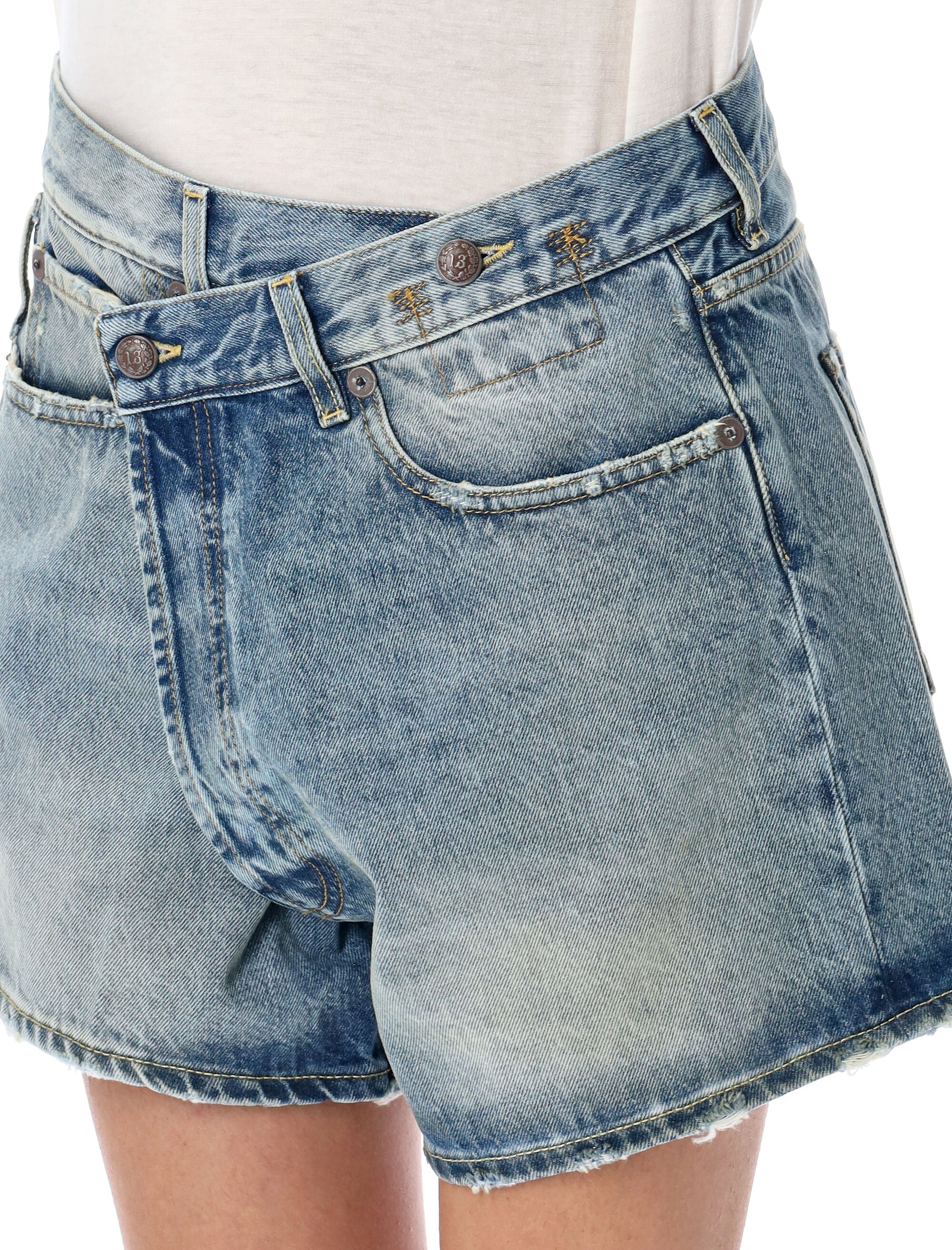 CROSSOVER DENIM SHORT R13