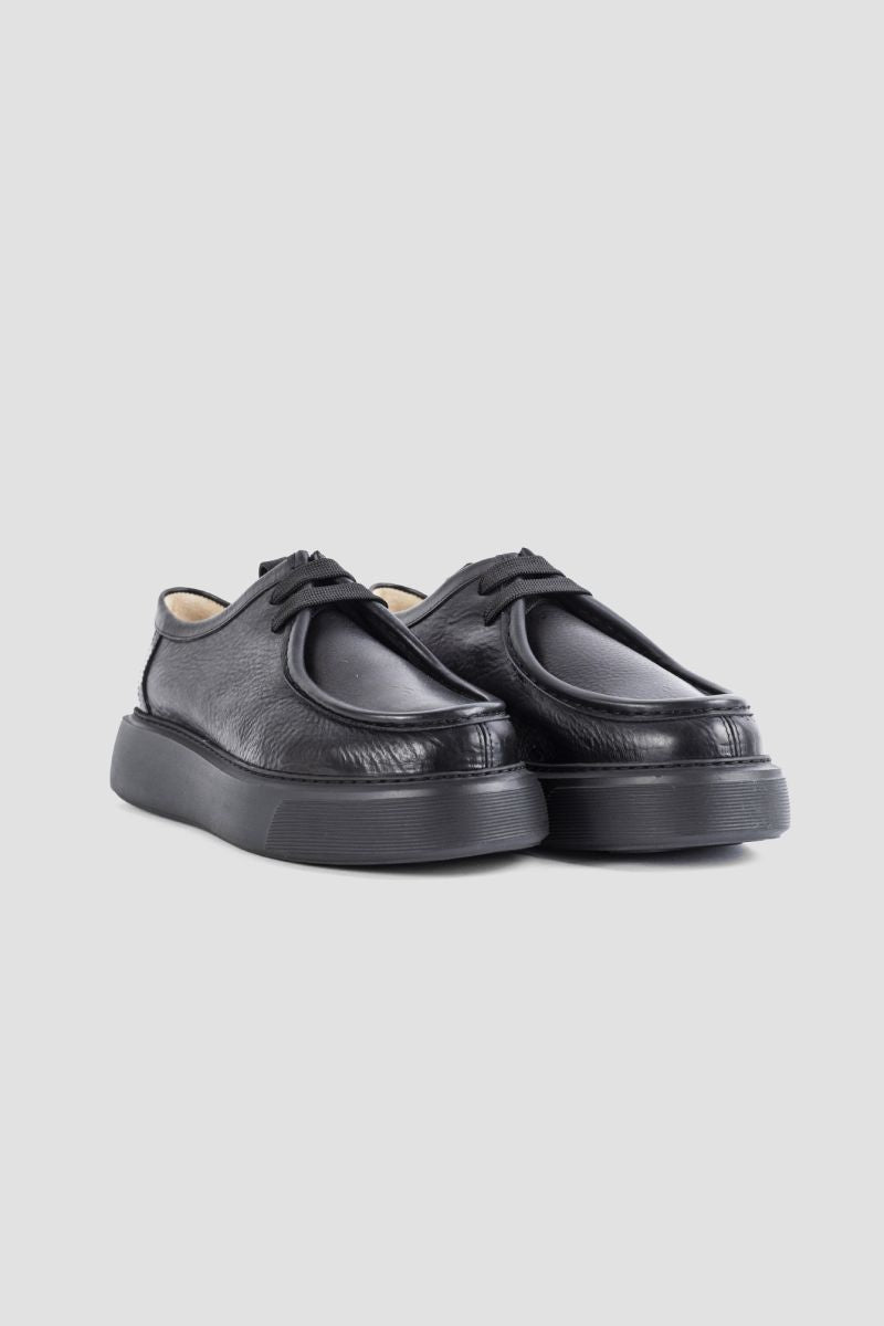FERNABEE SHOES CRAFTED WITH PREMIUM ITALIAN BLACK GRAINED LEATHER REFERENC