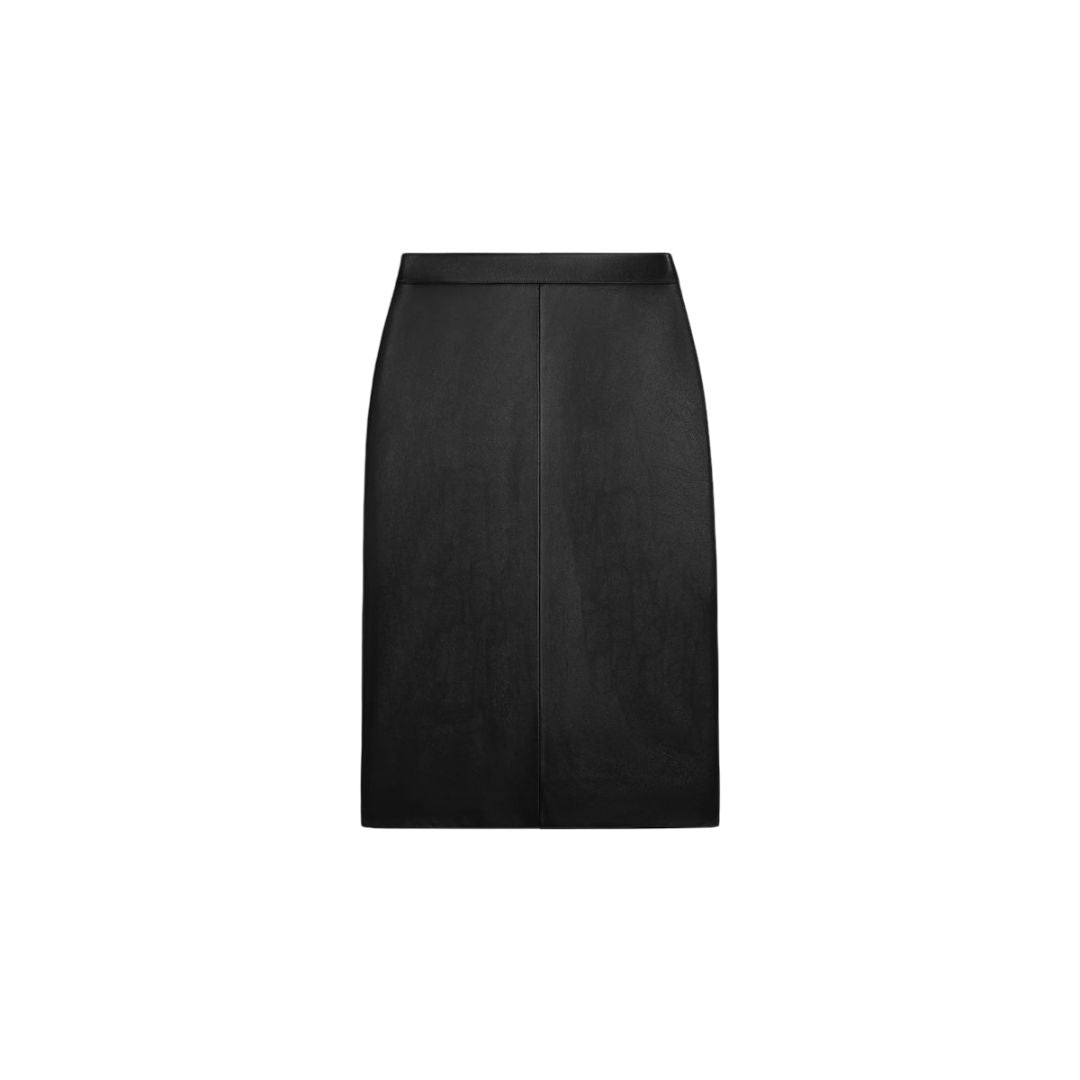 LEATHER PENCIL SKIRT Celine black 38