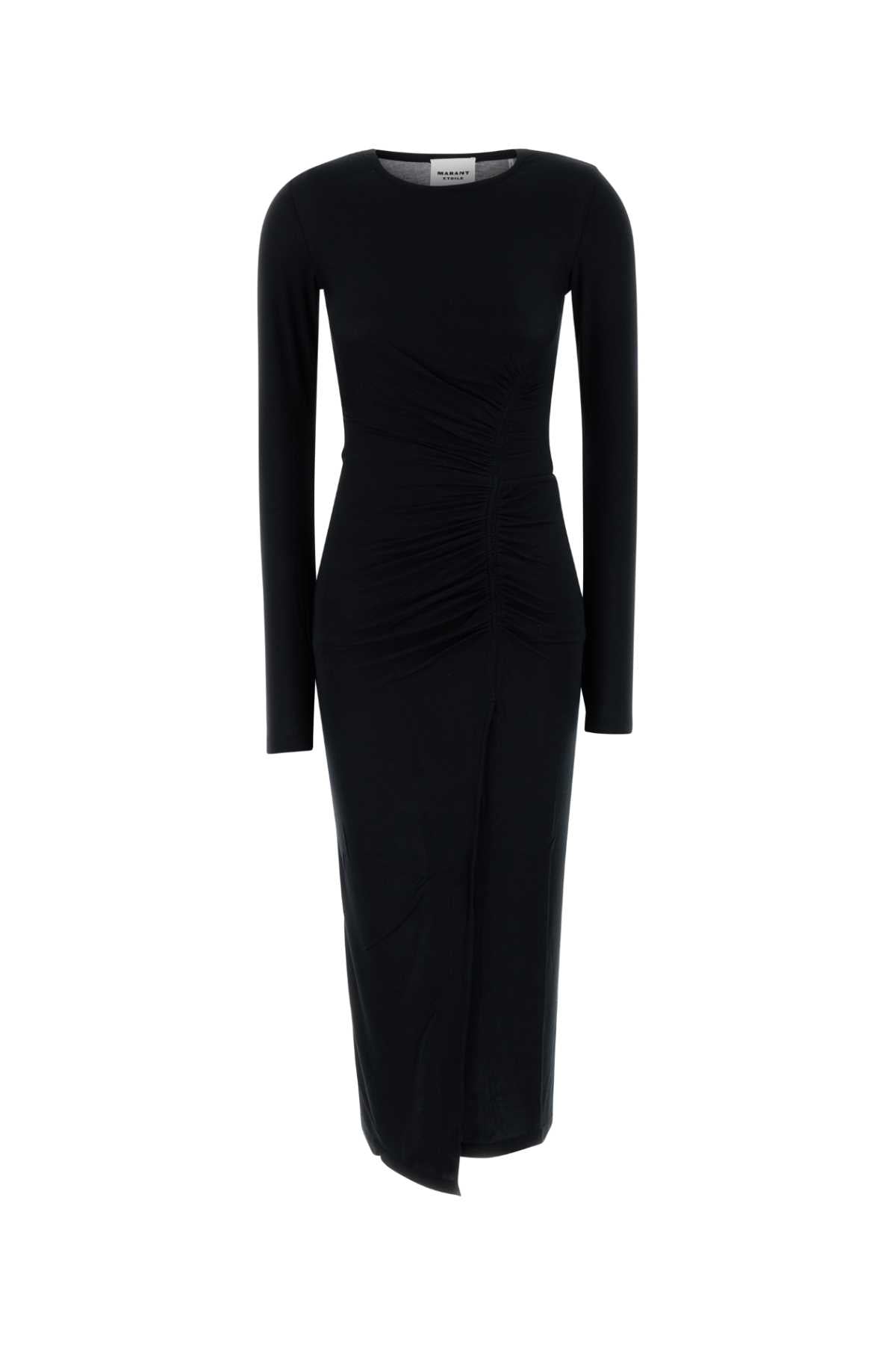 BLACK STRETCH MODAL JELINA DRESS Isabel Marant Etoile BLACK 38F