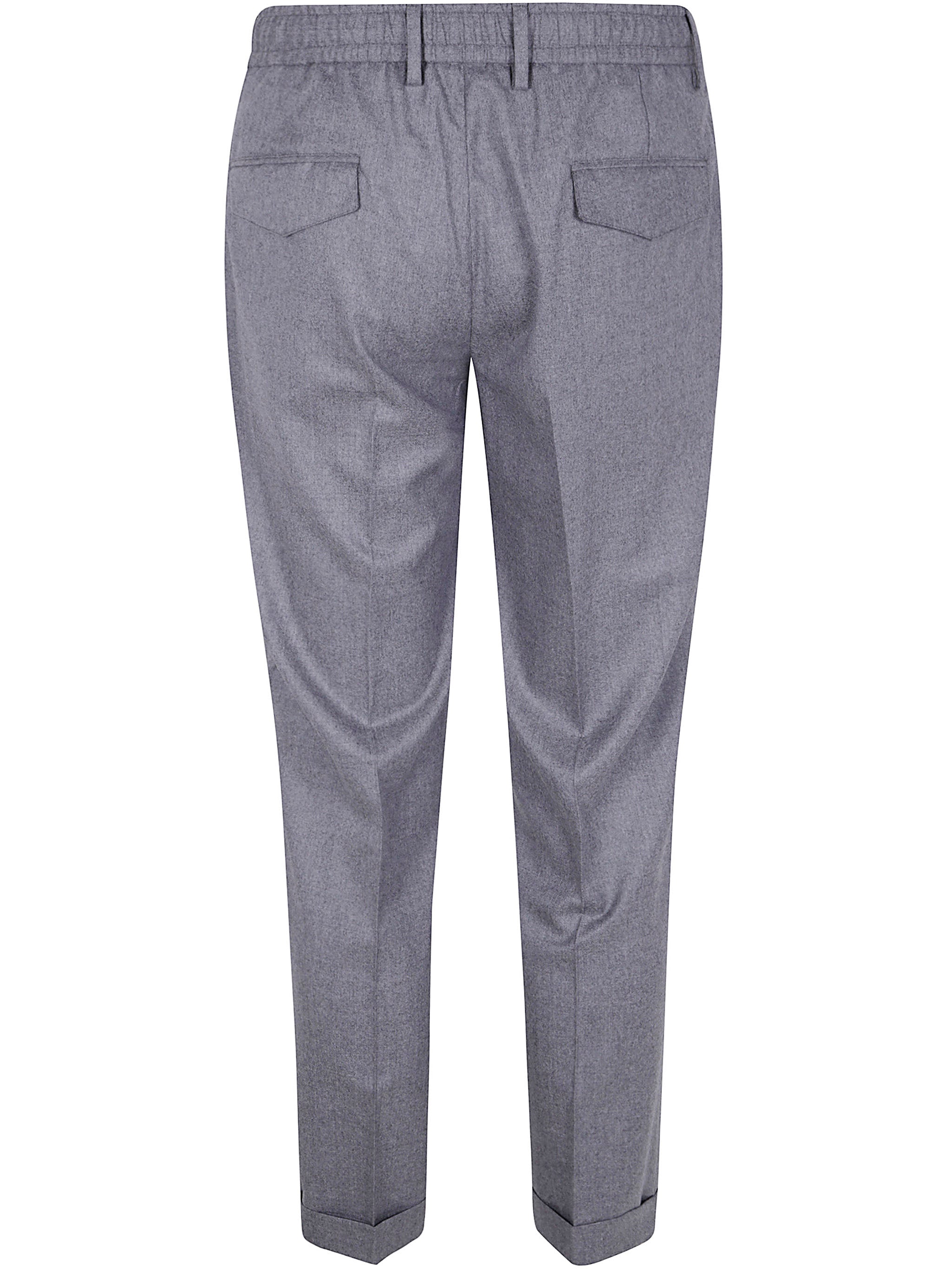 "ROMA" FLANEL COULISSE CHINO TROUSERS BARBA Napoli
