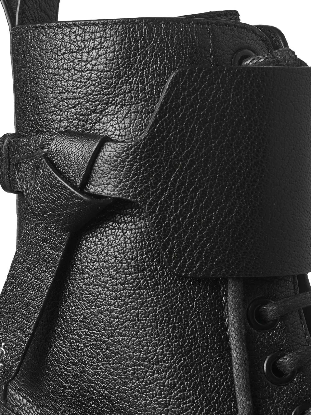 ROSABEL LEATHER LACE-UP COMBAT BOOTS Jimmy Choo