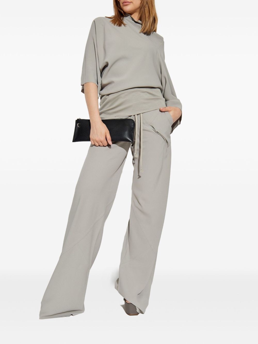 IVORY VISCOSE SWEATER Rick Owens
