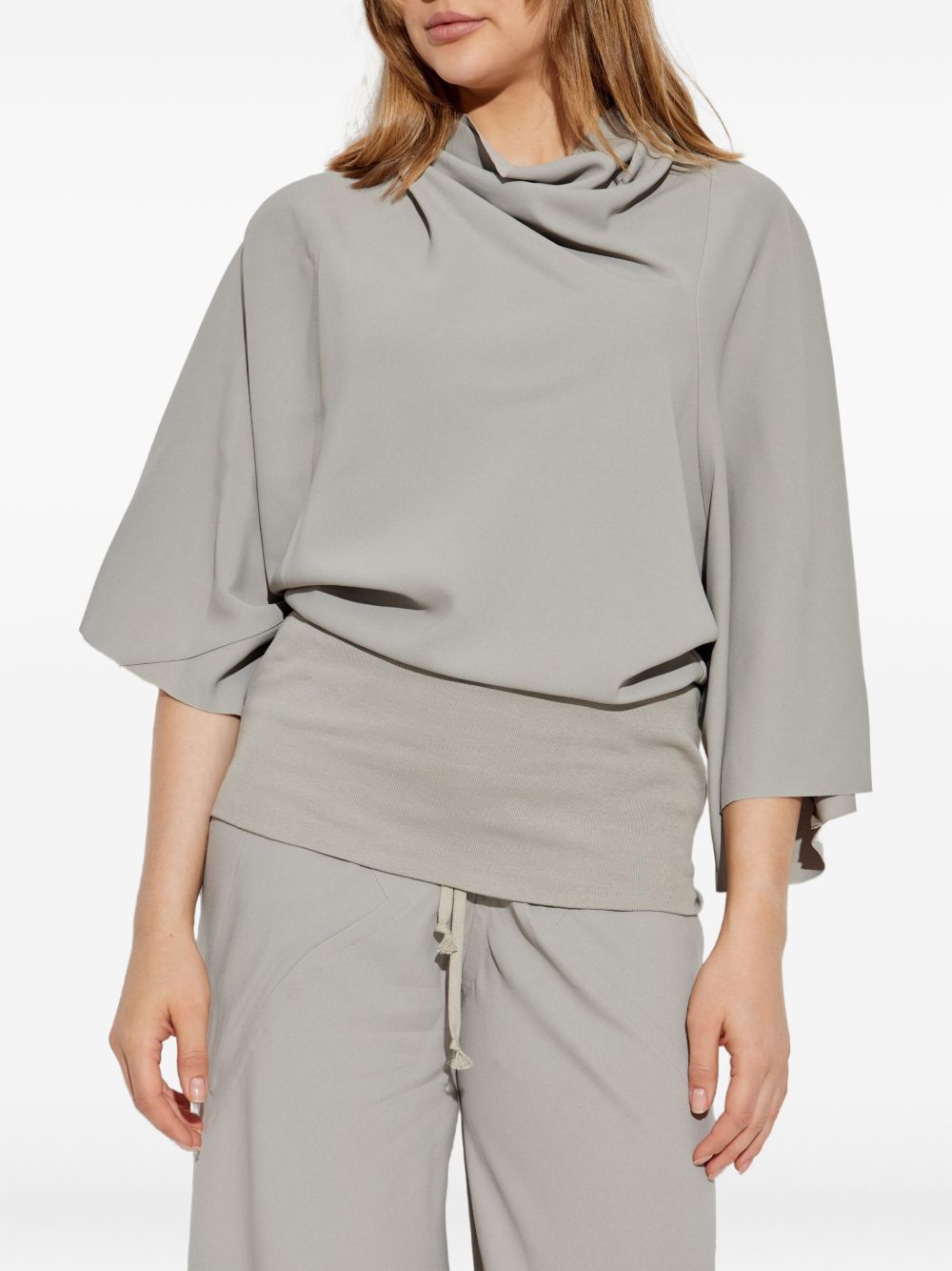 IVORY VISCOSE SWEATER Rick Owens