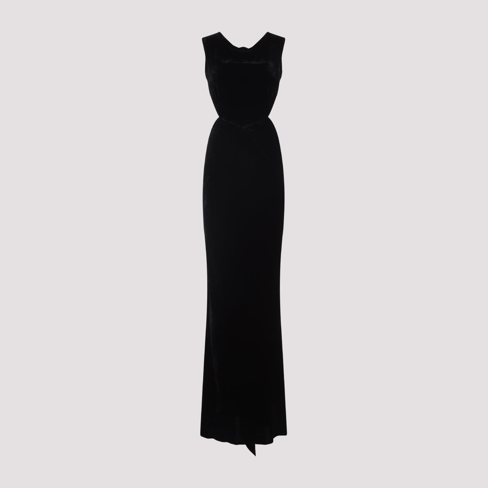 BLACK VISCOSE SILK DRESSES Rick Owens